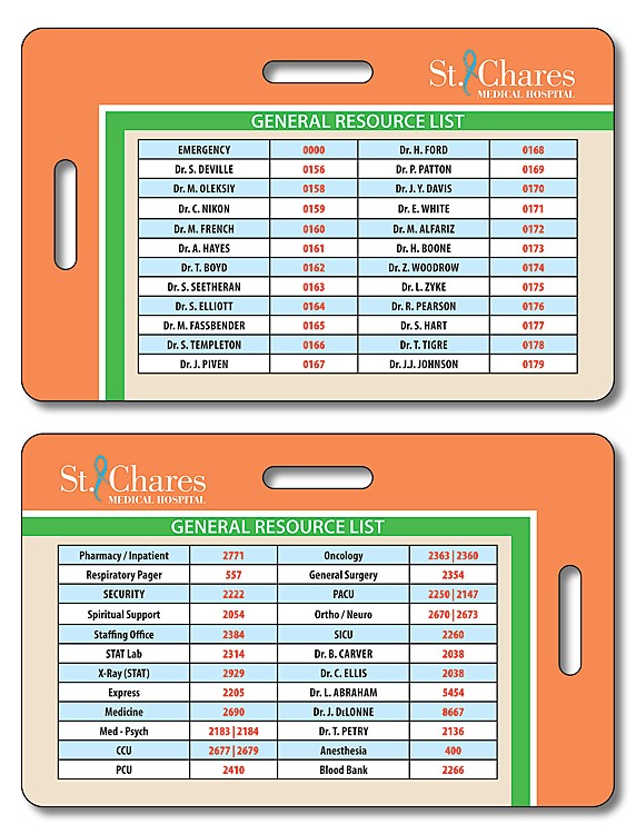Laminated Double-Punch I.D./Wallet Card - 3.375x2.125 - 14 pt. 2