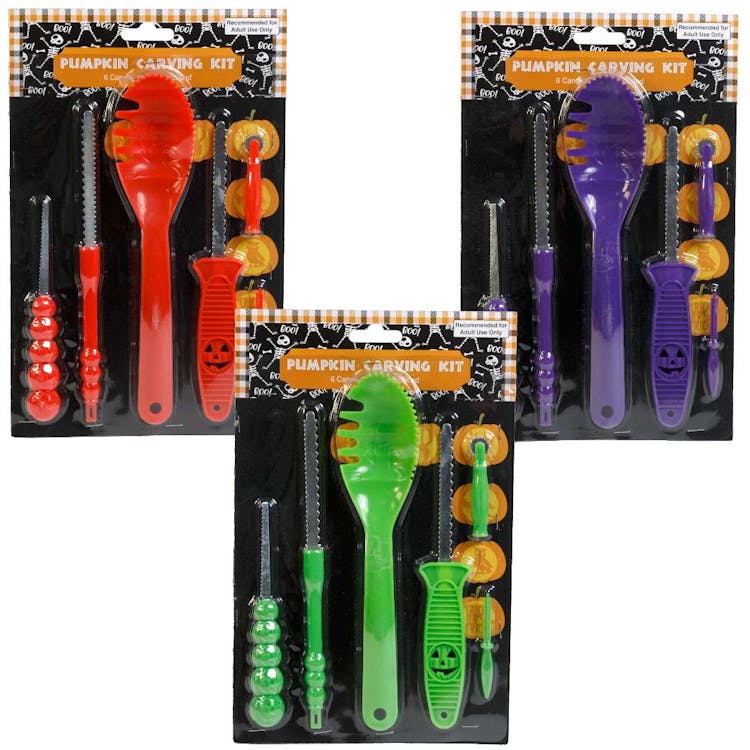 Pumpkin Carving Kits - 6 Piece 2