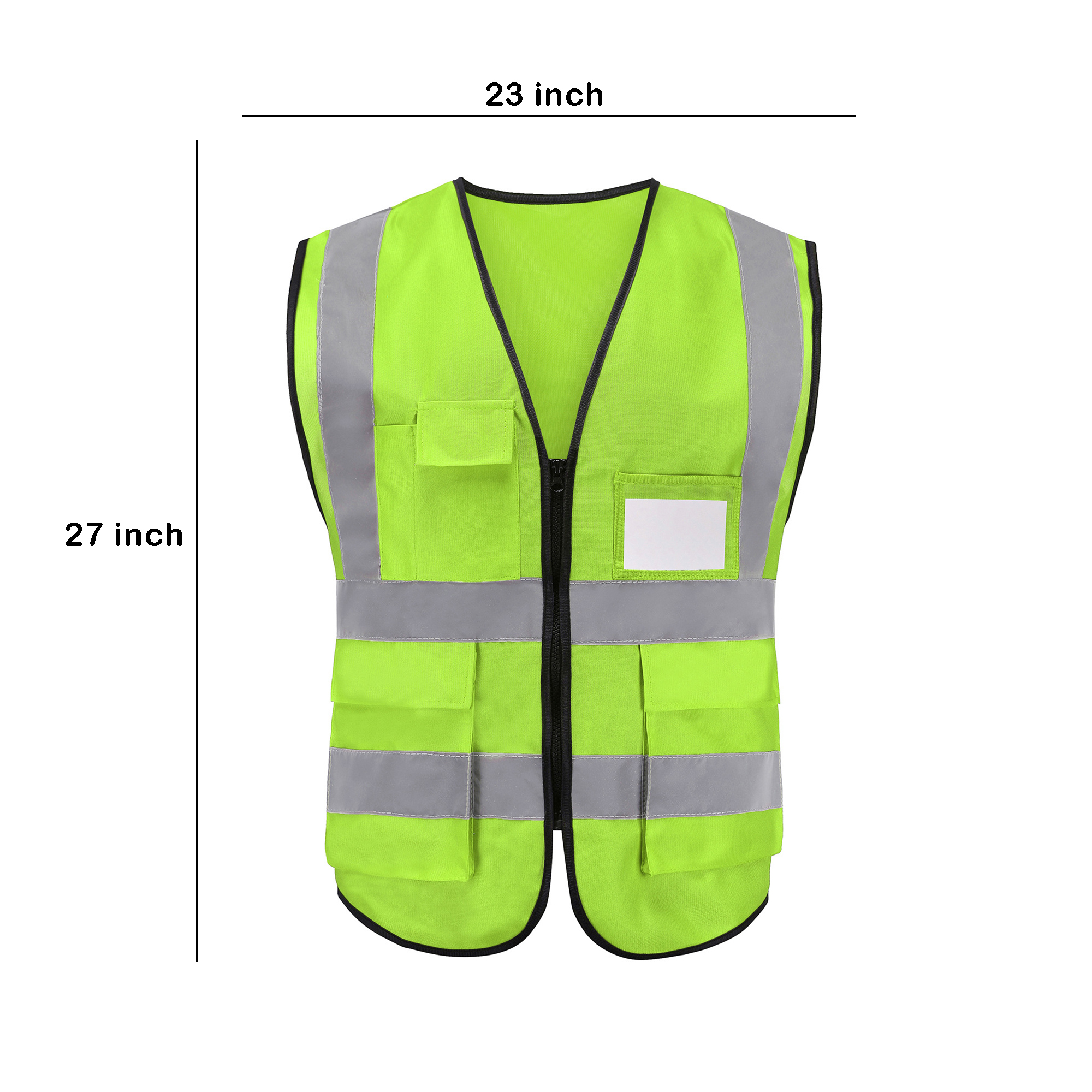 MOQ 50 High-Visibility Work Vest with Pockets 7
