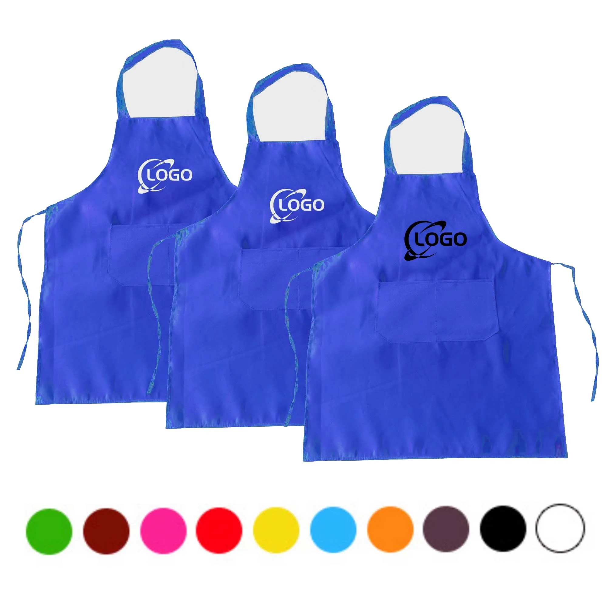 MOQ20 Water Oil Proof Kitchen Chef Apron 3