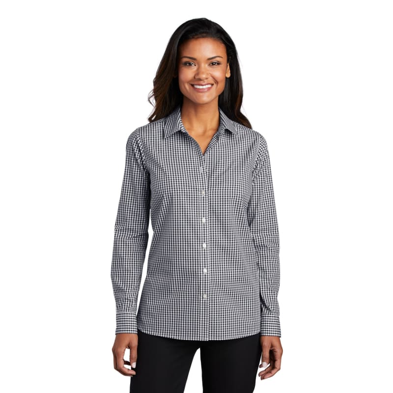 Port Authority Ladies Broadcloth Gingham Easy Care Shirt 24