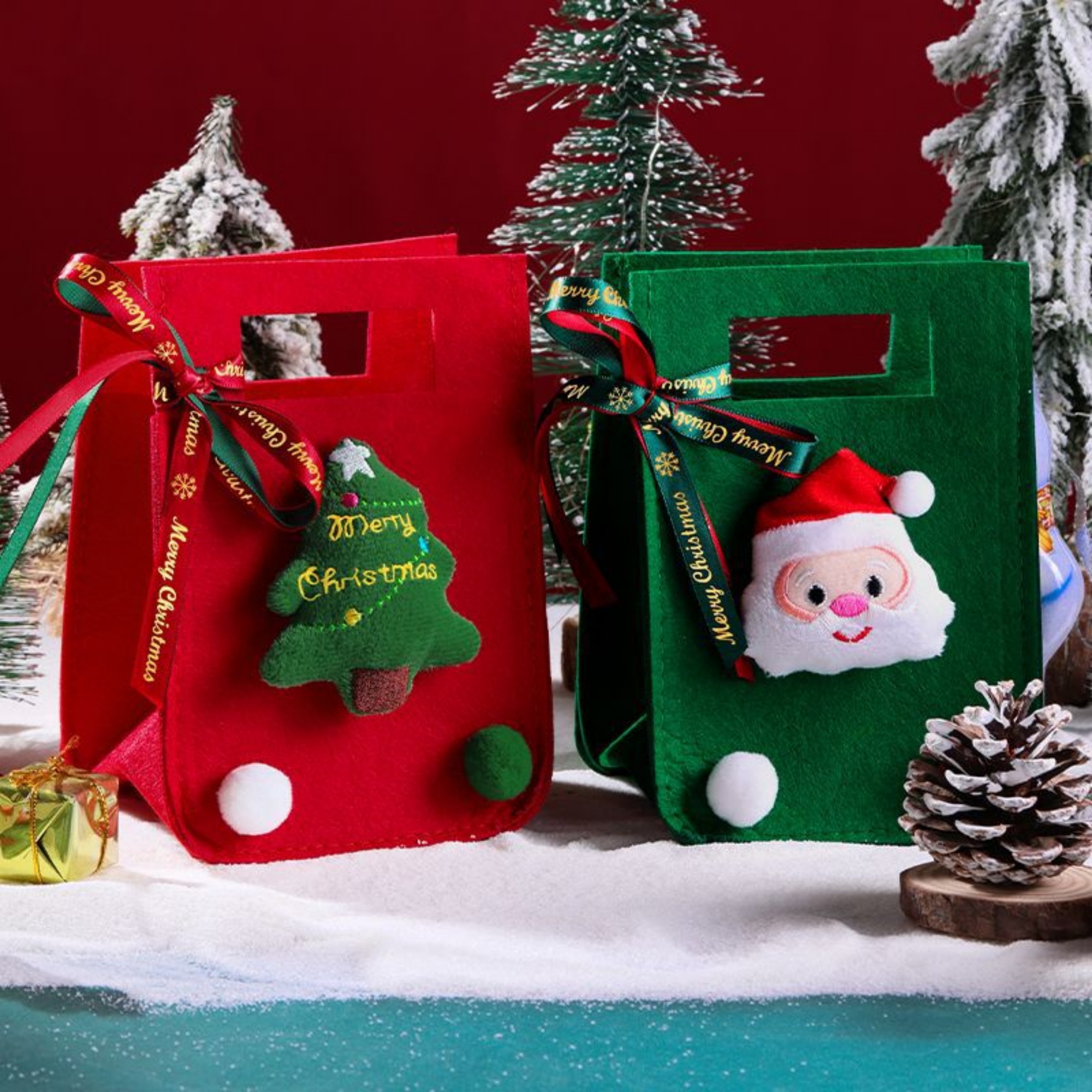 Felt Christmas Gift Pouch 5
