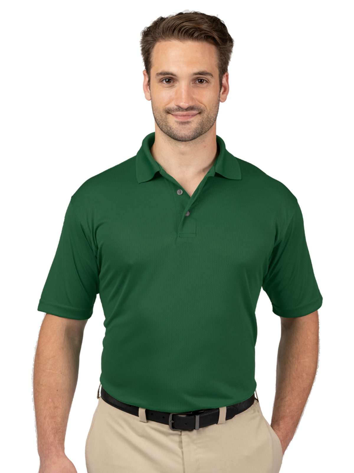 Blue Generation - Men's Pocketless Wicking Short Sleeve Polo 20