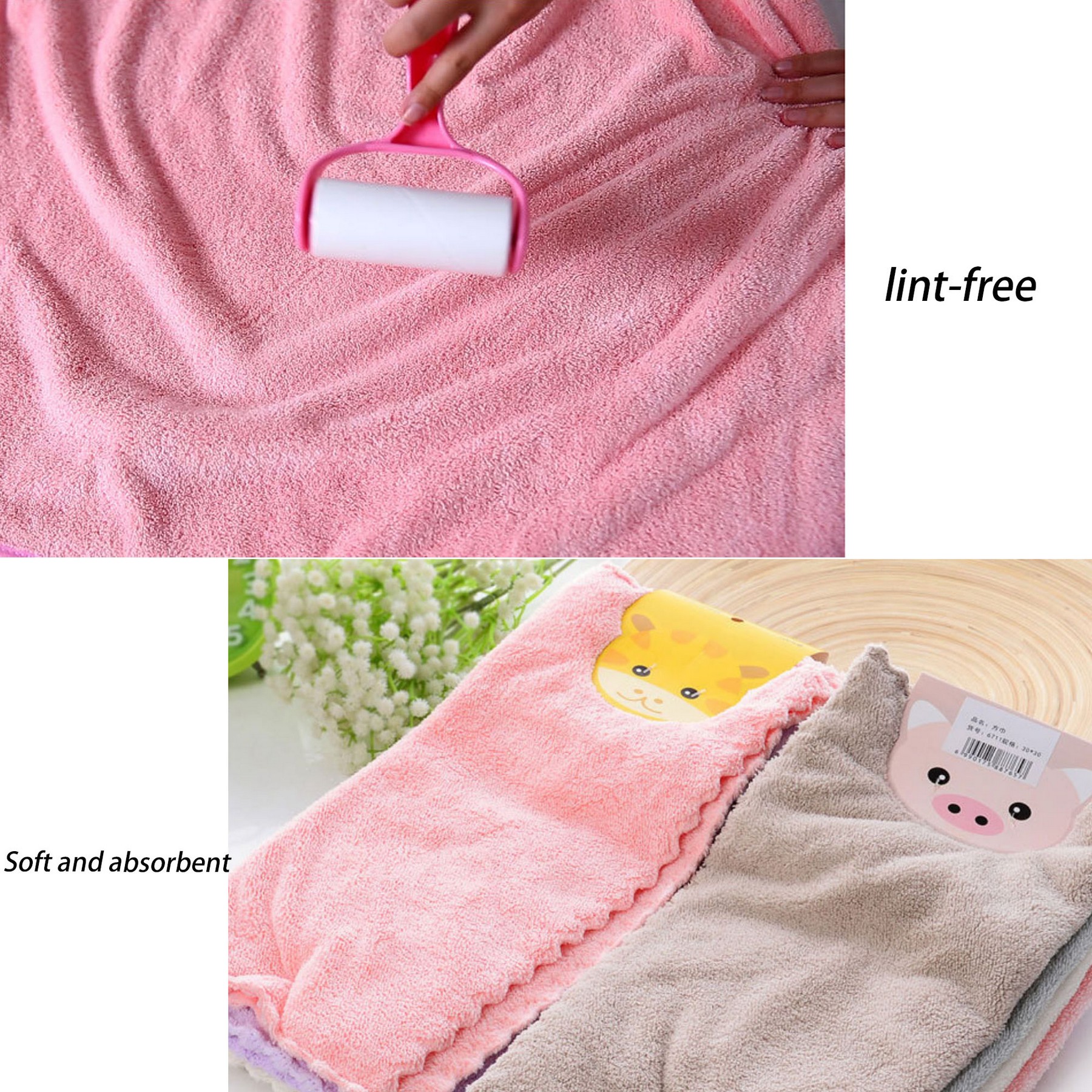 Coral Velvet Towel 1