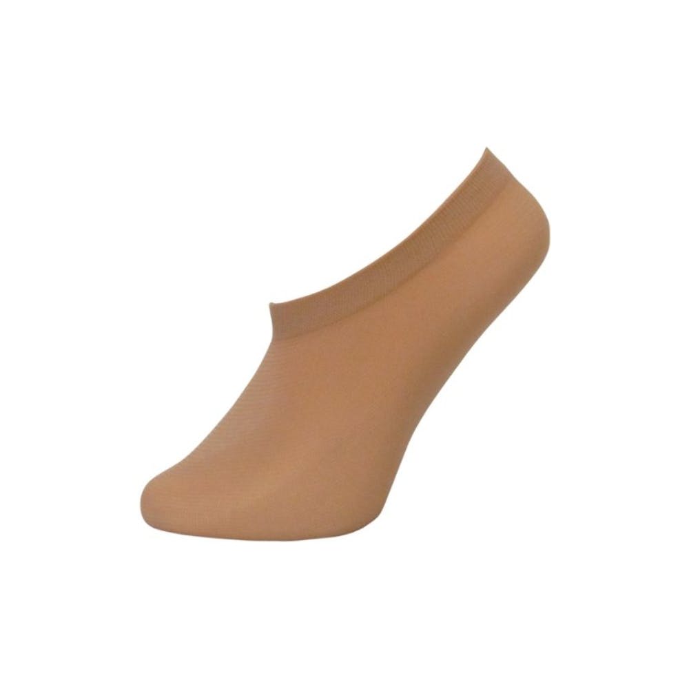 Women's No-Show Socks - Beige Size 9-11 2