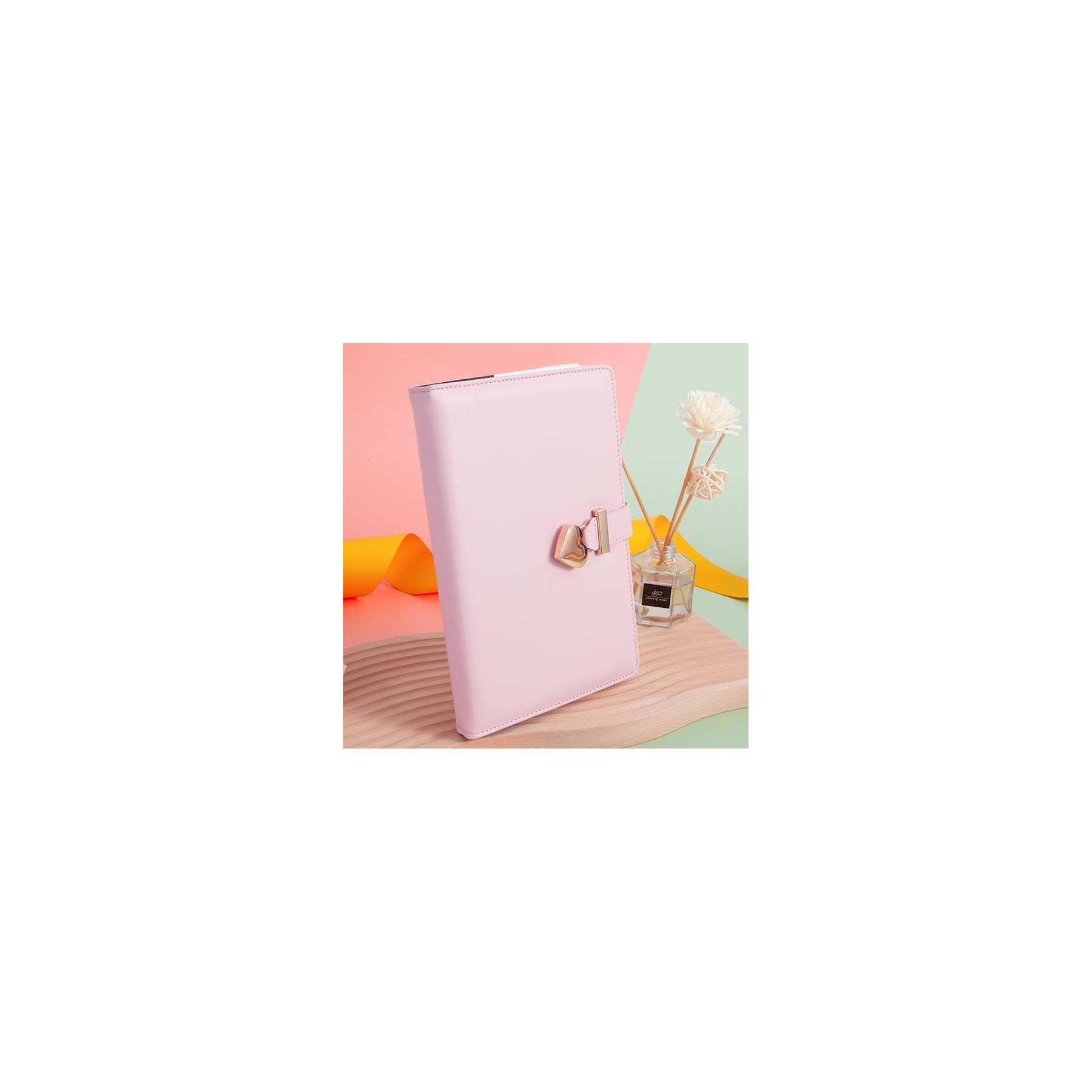 Heart Lock Leather Notebook 2