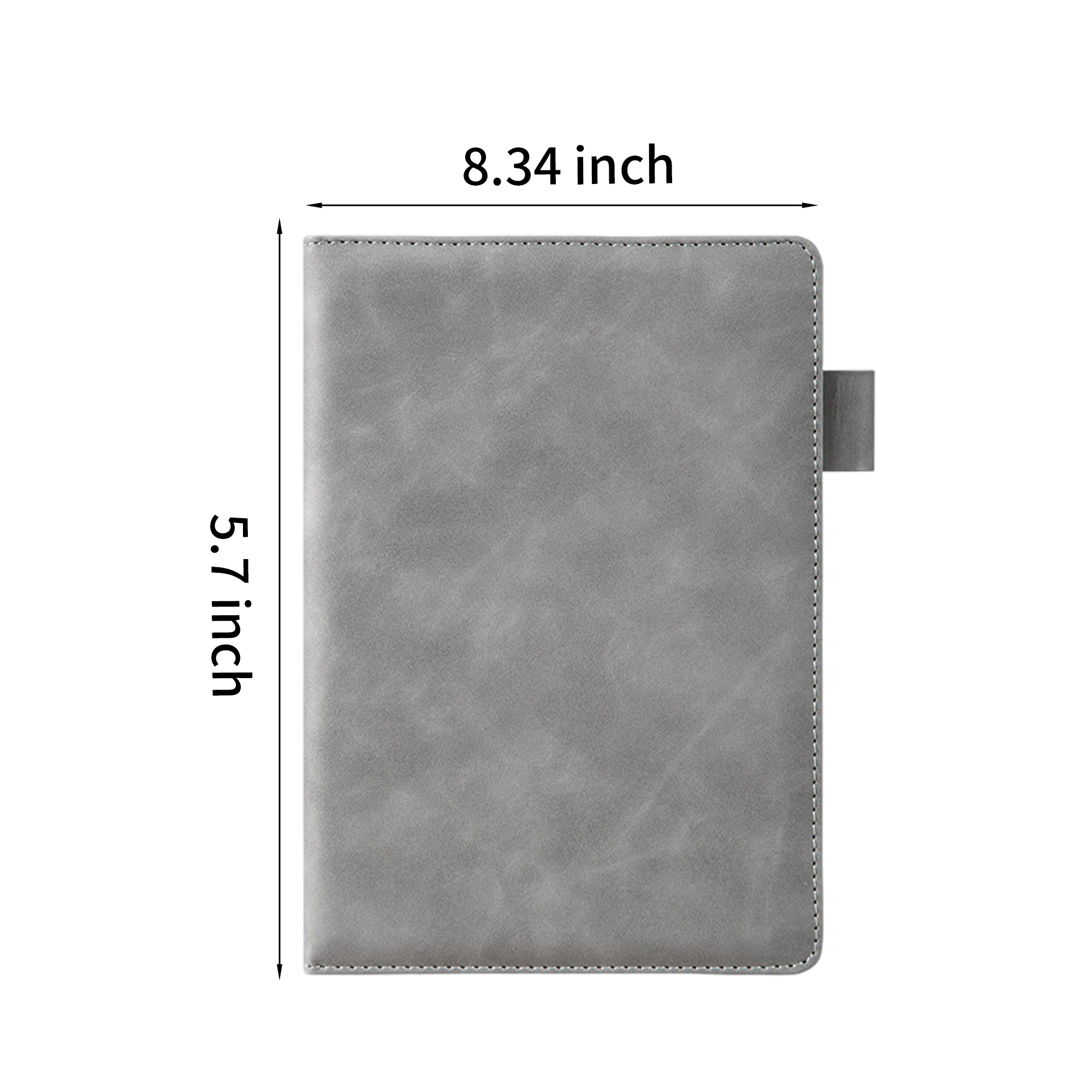 A5 Leather Cover Notebook With Pen 100 Sheets Soft Clear Design 11