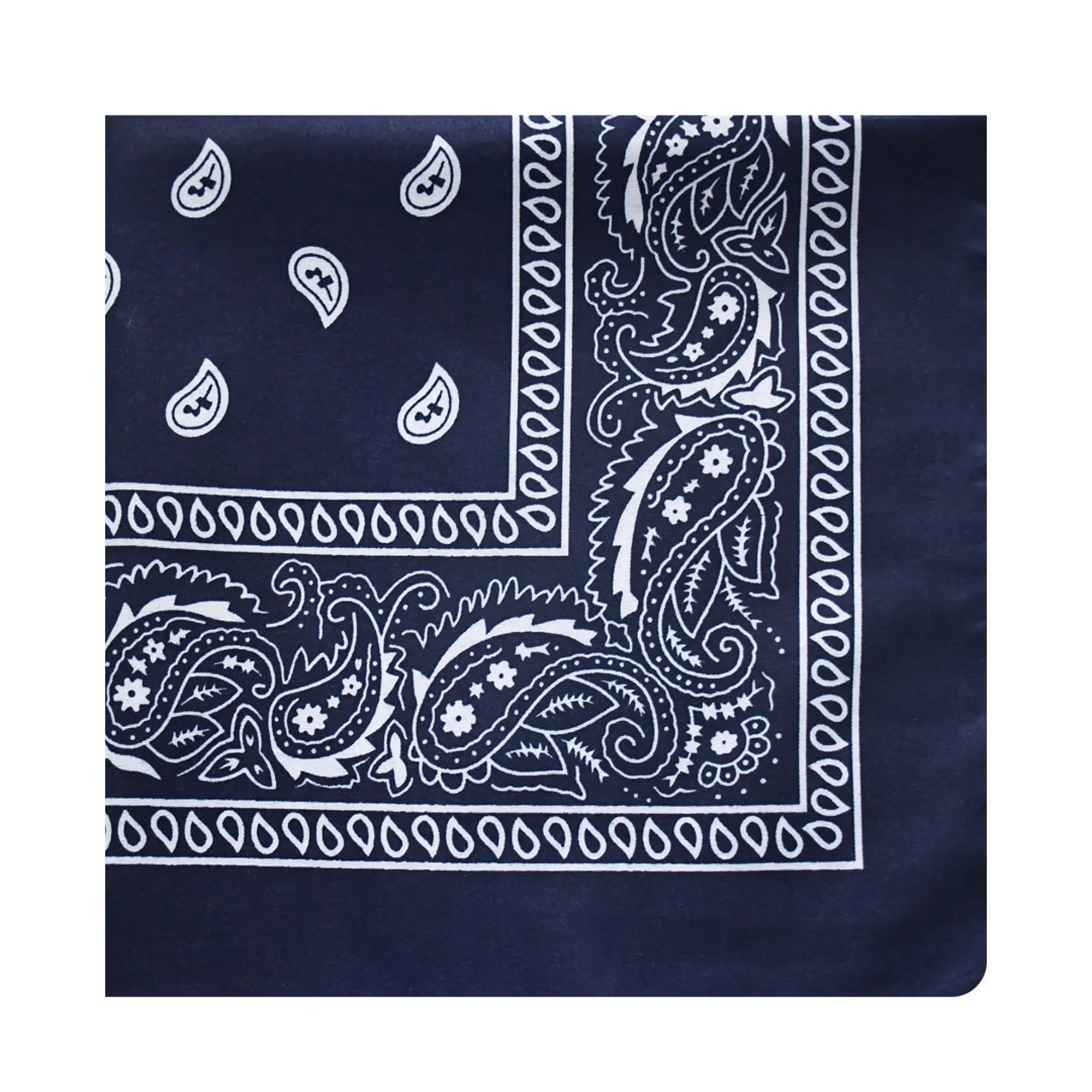 22" Full Color 100% Cotton Paisley Bandana MOQ 100PCS 3