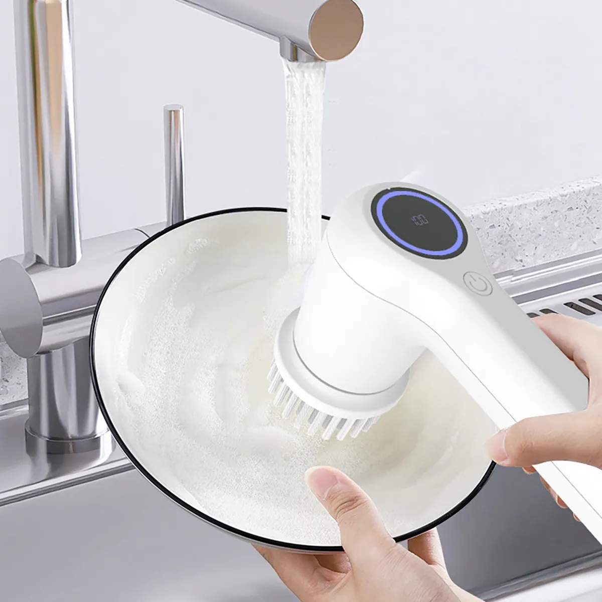 Cordless Electric Spin Scrubber Cleaning Brush 3