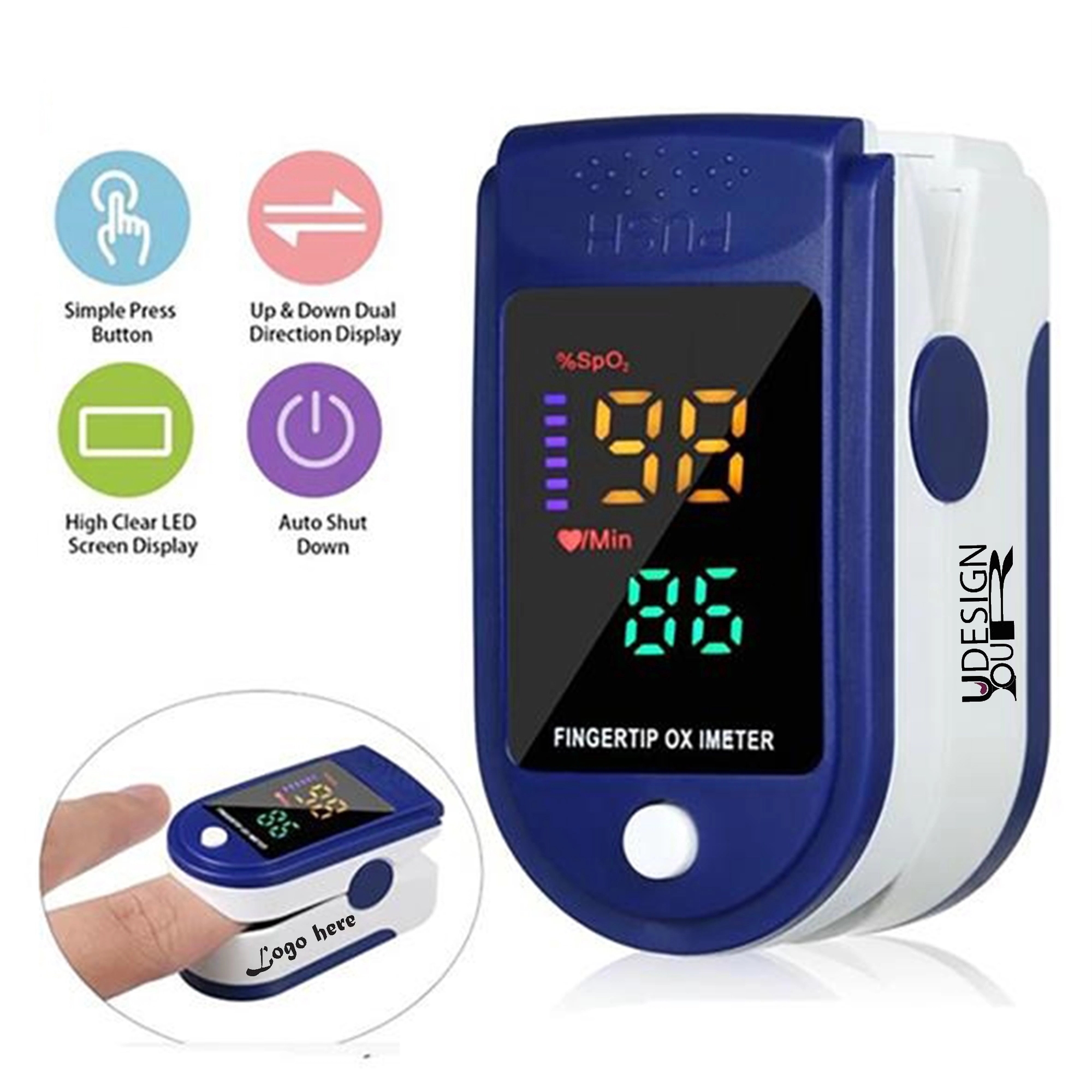 Portable Fingertip Pulse Oximeter 2