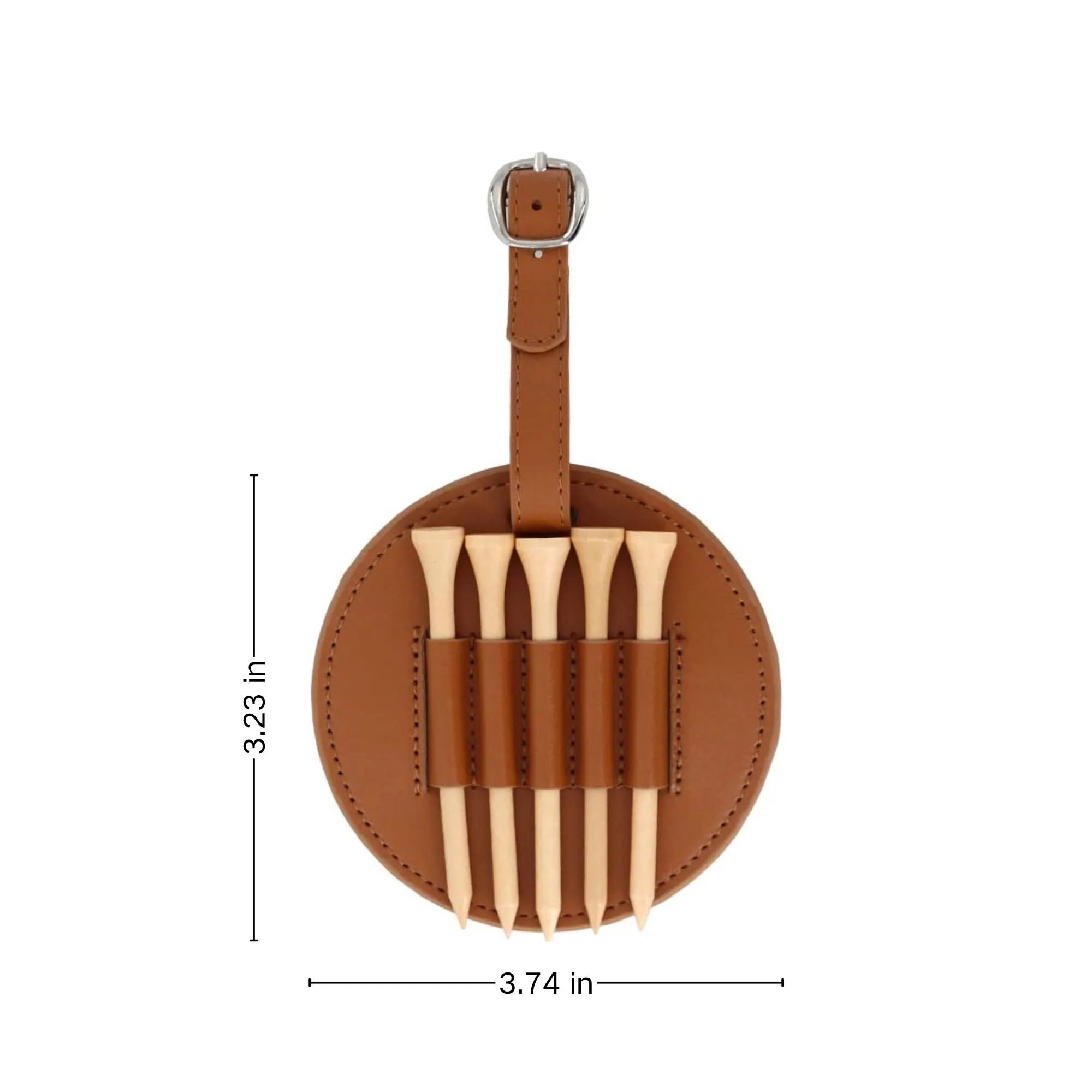 PU Golf Stud Organizer Keychain 3