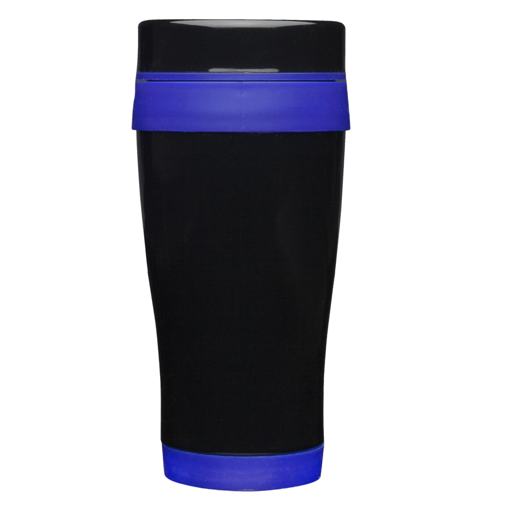 16 oz Black Stainless Steel Travel Mug 9