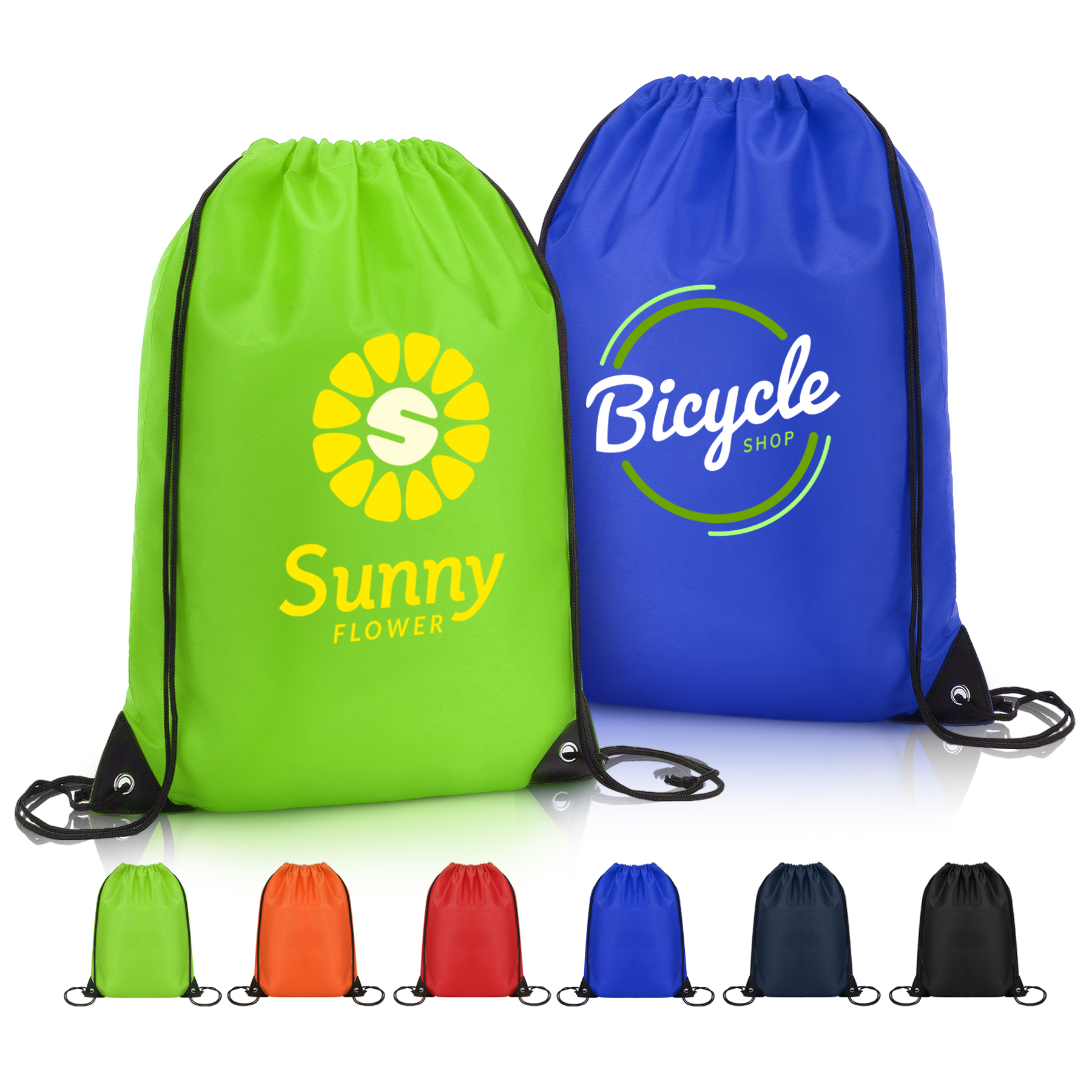 210D RPET Drawstring Backpack 9