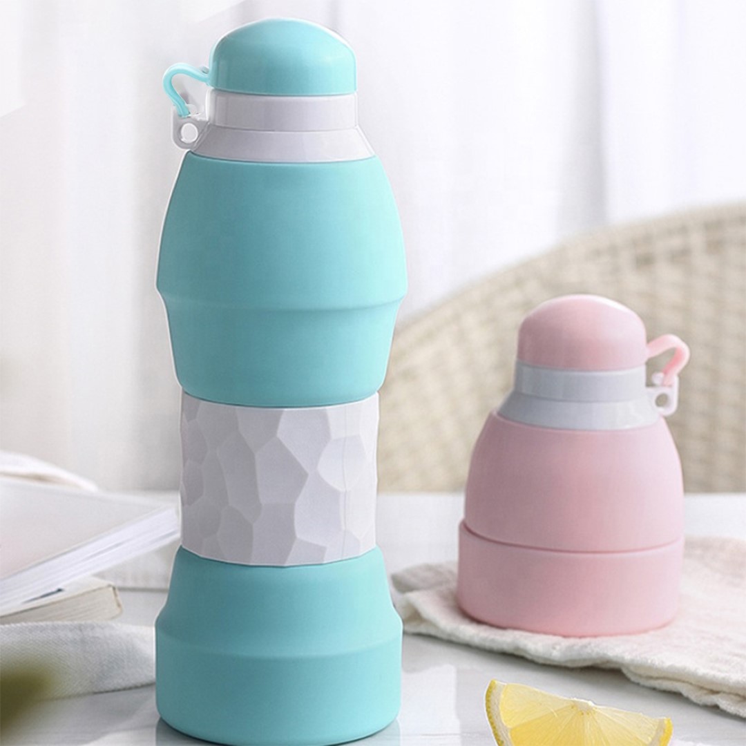 Silicone Foldable Water Bottle - 20 Oz 12