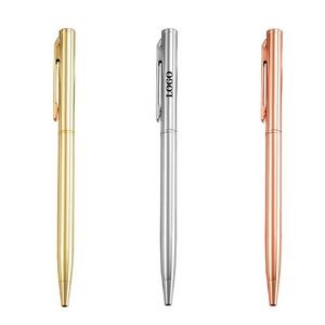 Slim Metal Pen With Clip 10