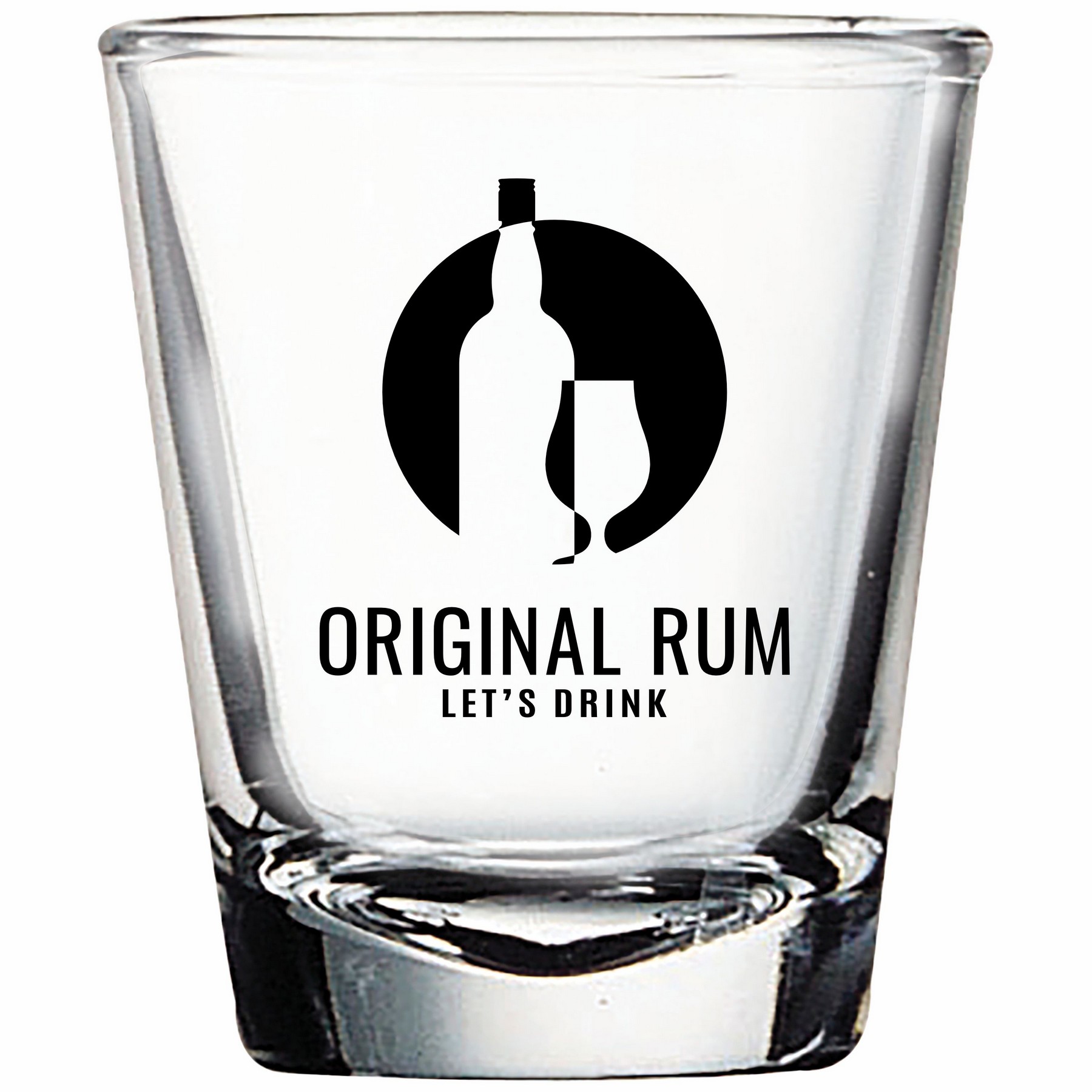 Polar Camel 2 oz Shot Glass - Dishwasher Resistant - Made in the USA