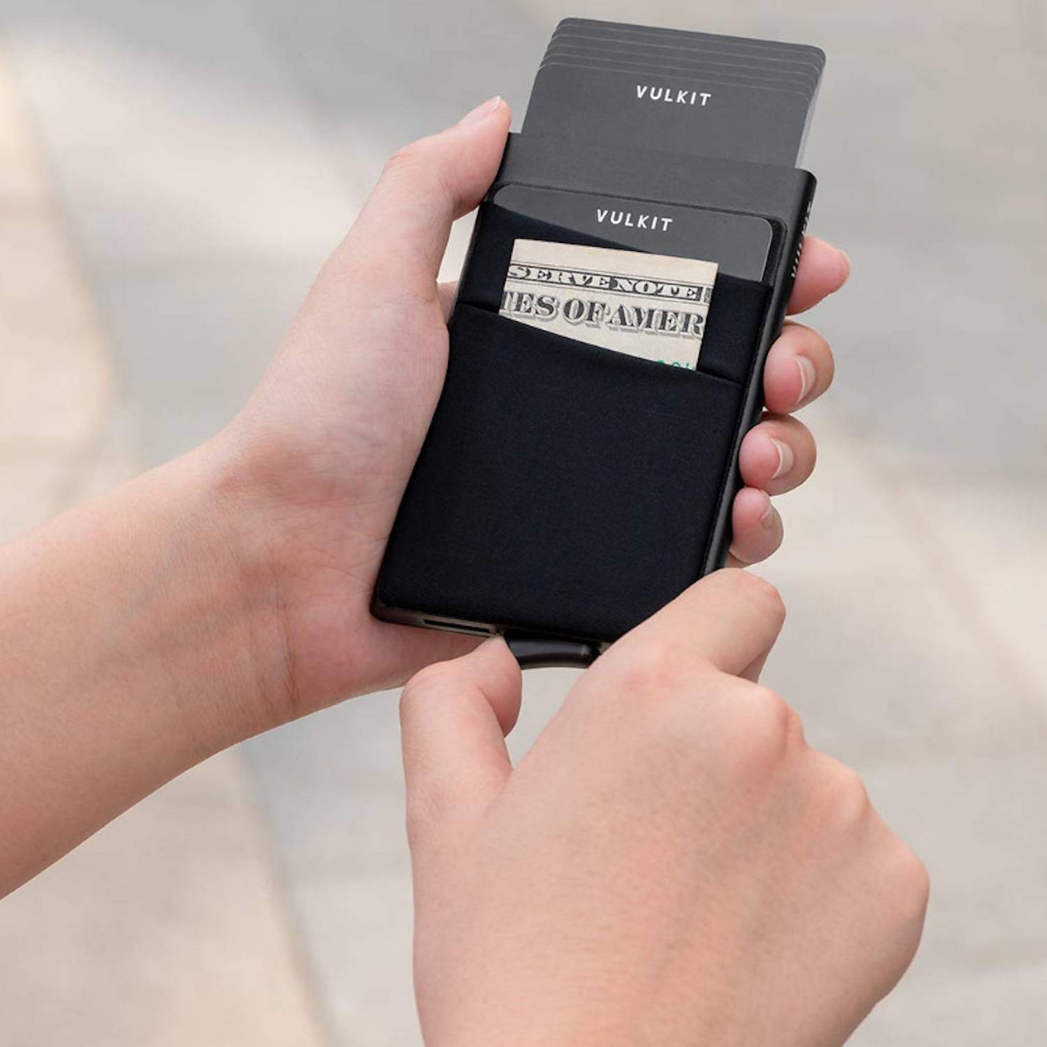 Pop-Up Aluminum Card Holder 3
