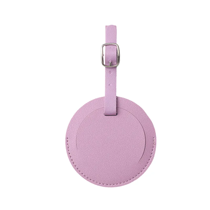Round PU Luggage Tags 1