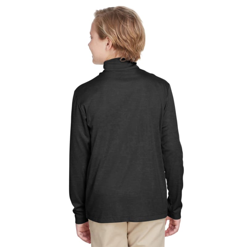 Team 365 Youth Zone Sonic Heather Performance Quarter-Zip 19