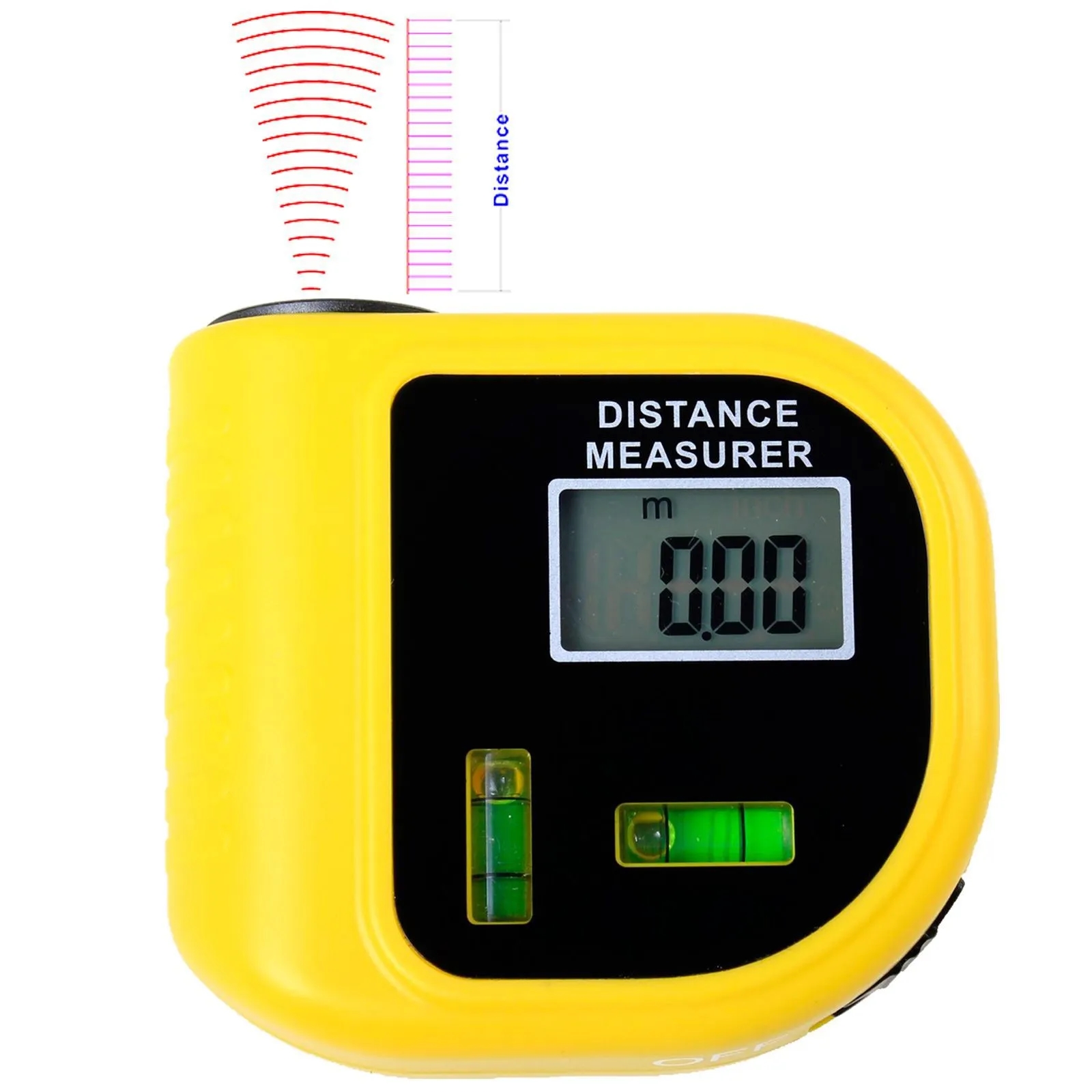 Ultrasonic Distance Meter Measurer With Laser Pointer 3