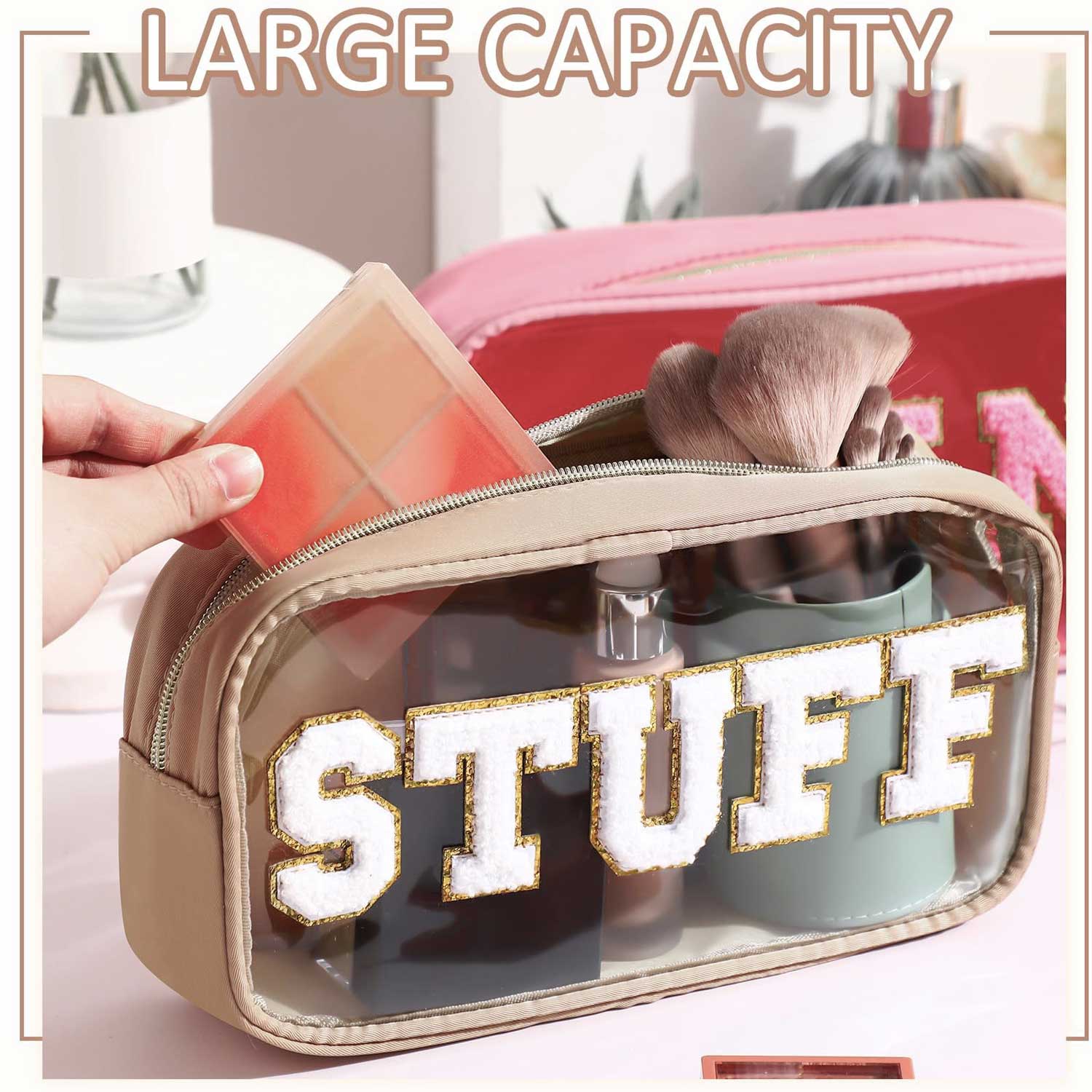 Custom Transparent Cosmetic Case - Leakproof Shower Bag 13