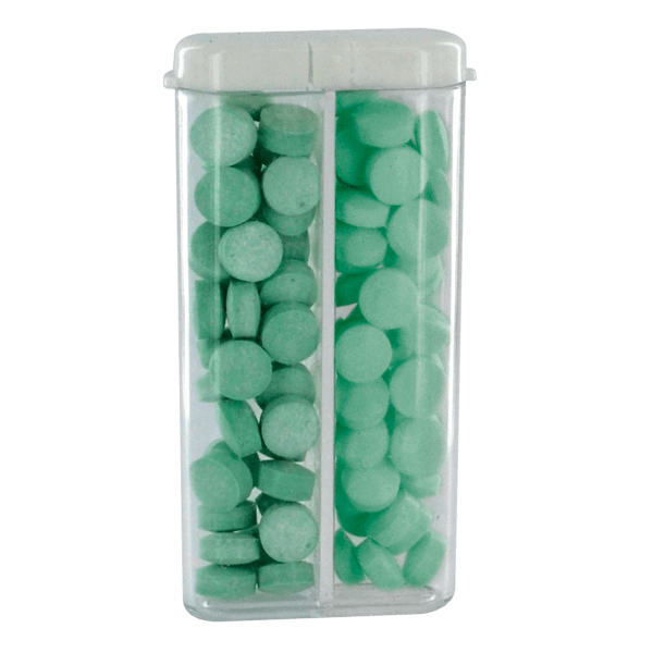 Sugar Free Mints in a Rectangular Flip-Top Dual Dispenser 11