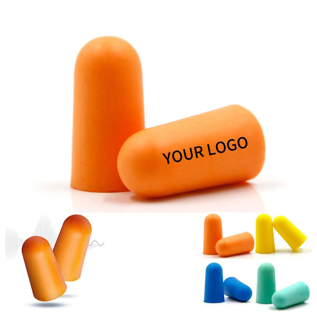 Soundproof Foam Earplugs for Travel or Work 2