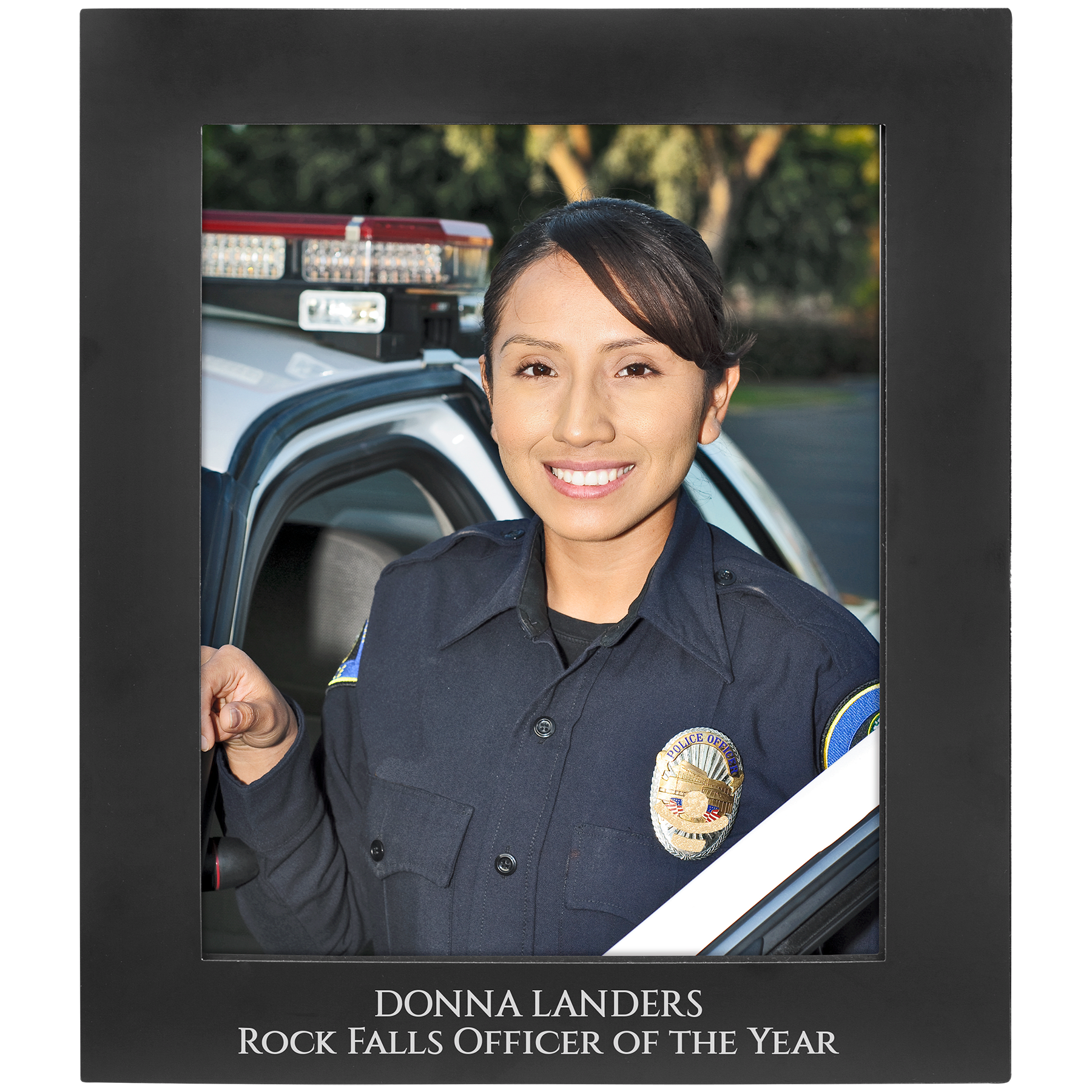 8" x 10" Black Aluminum Photo Frame 1