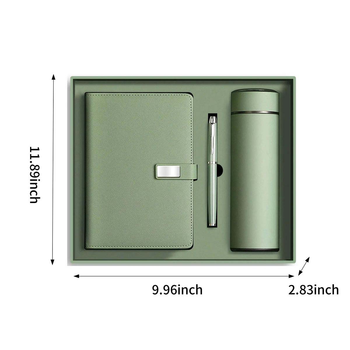 17oz Stainless Steel Tumbler Gift Set with Notebook 8