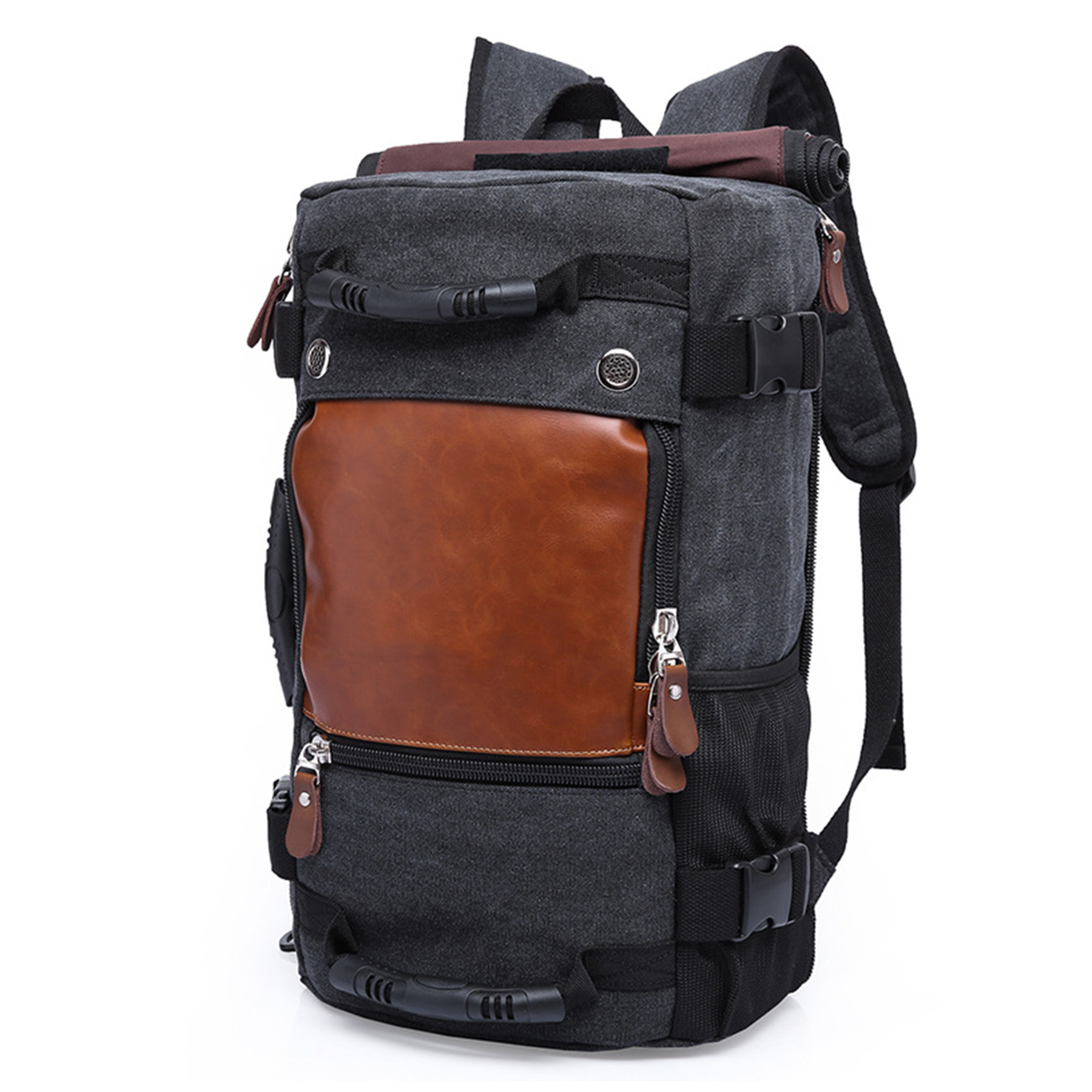 Canvas Duffel Bag with Shoe Compartment 6