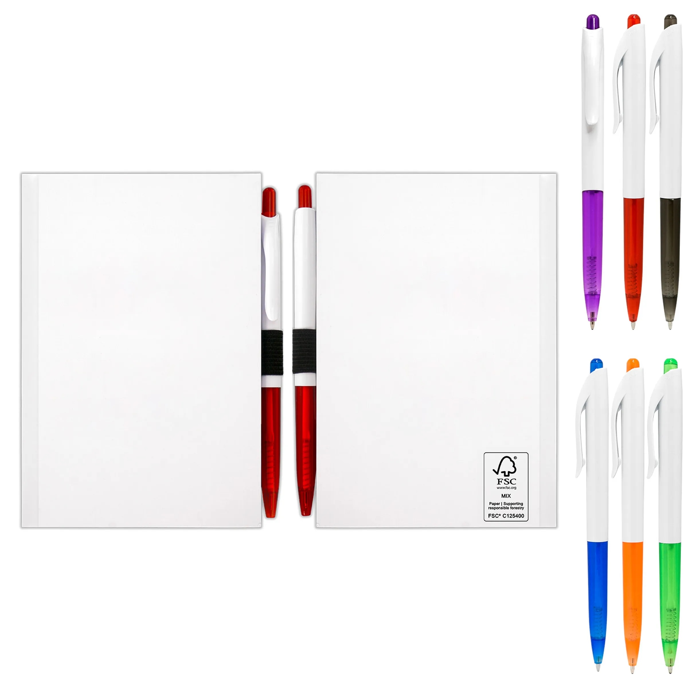 4" x 6" Perfect Paper Cover Notebook with Pen 2