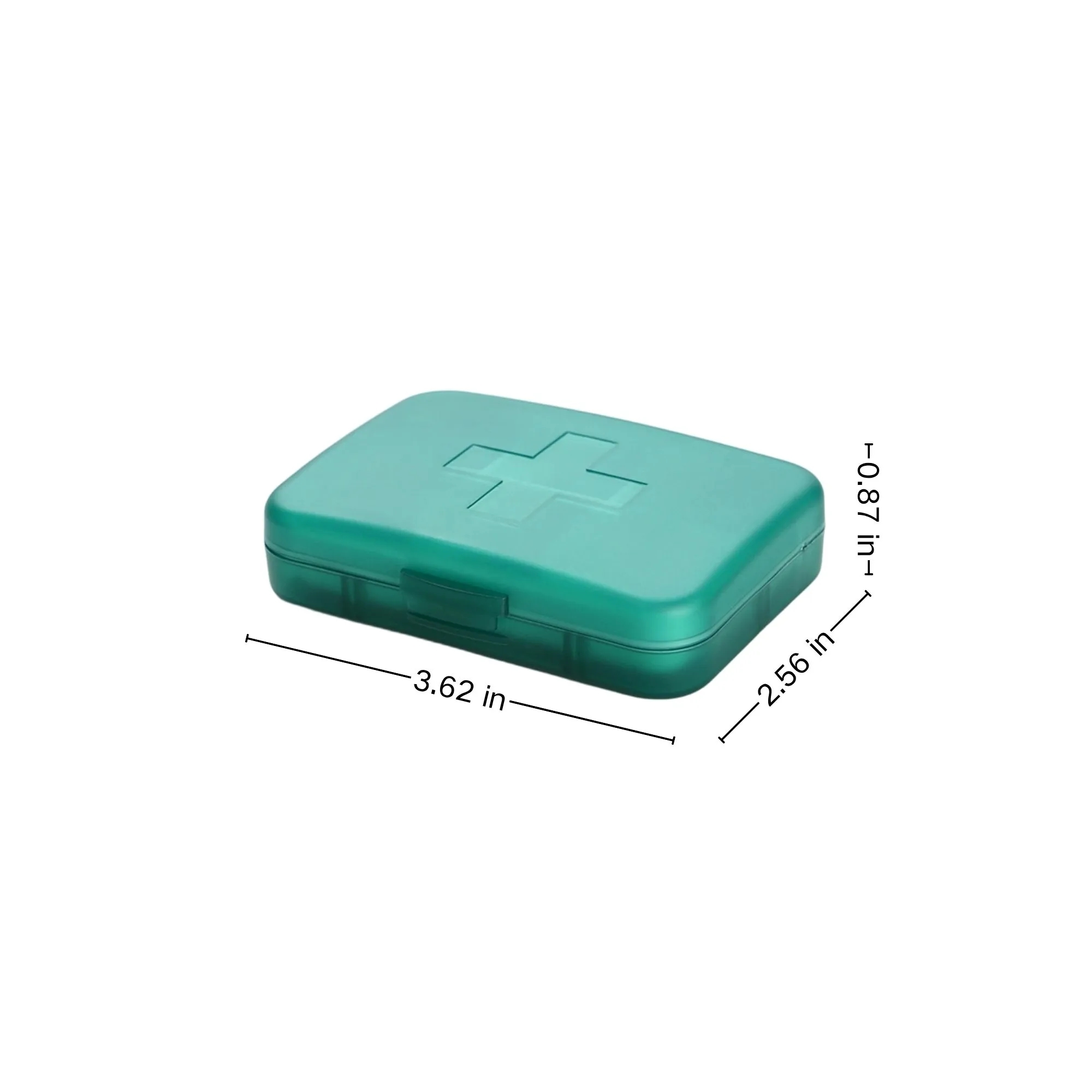 Portable Multi Compartment Small Pill Box 4