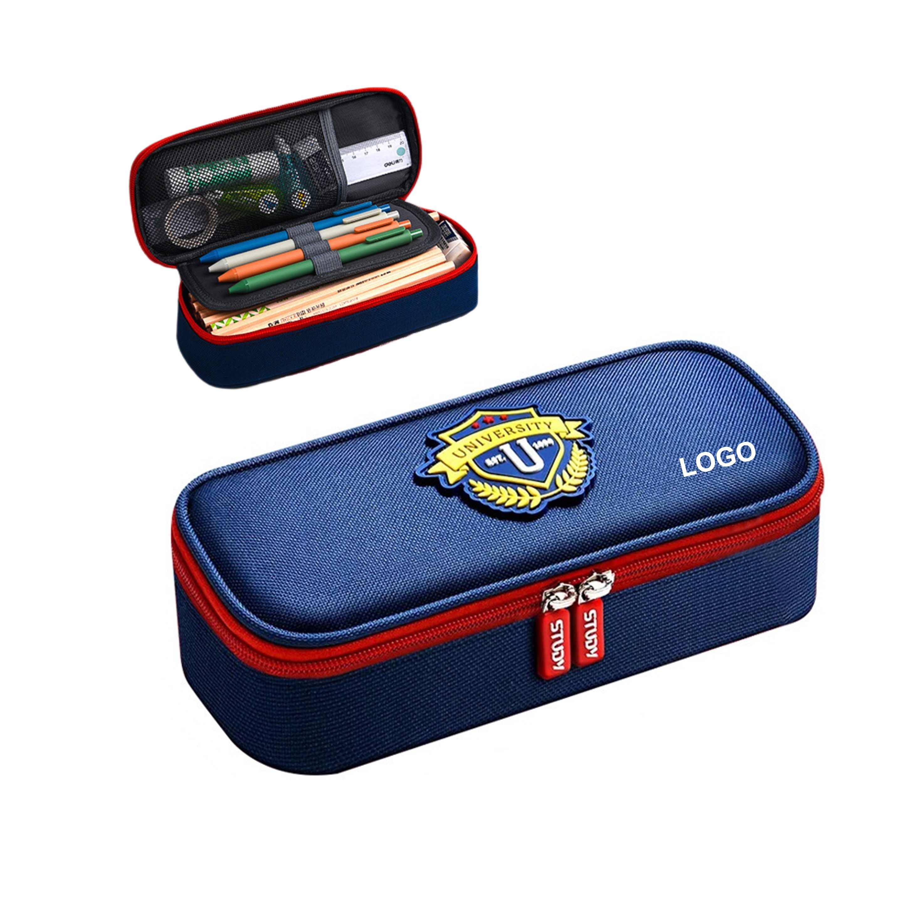 Pencil Pouch w/Zipper (Direct Import) 4
