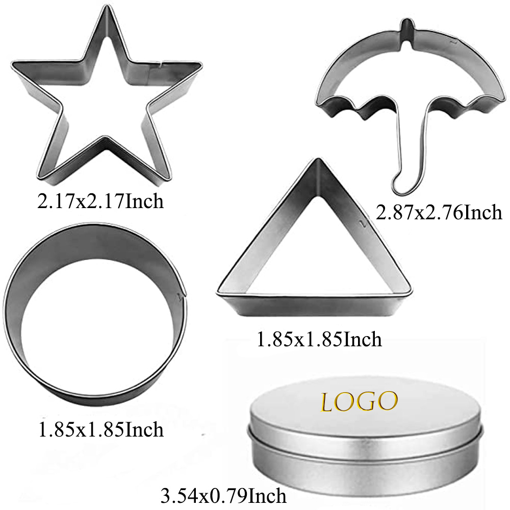 4PCS Cookie Cutter Set - Customized LOGO 2