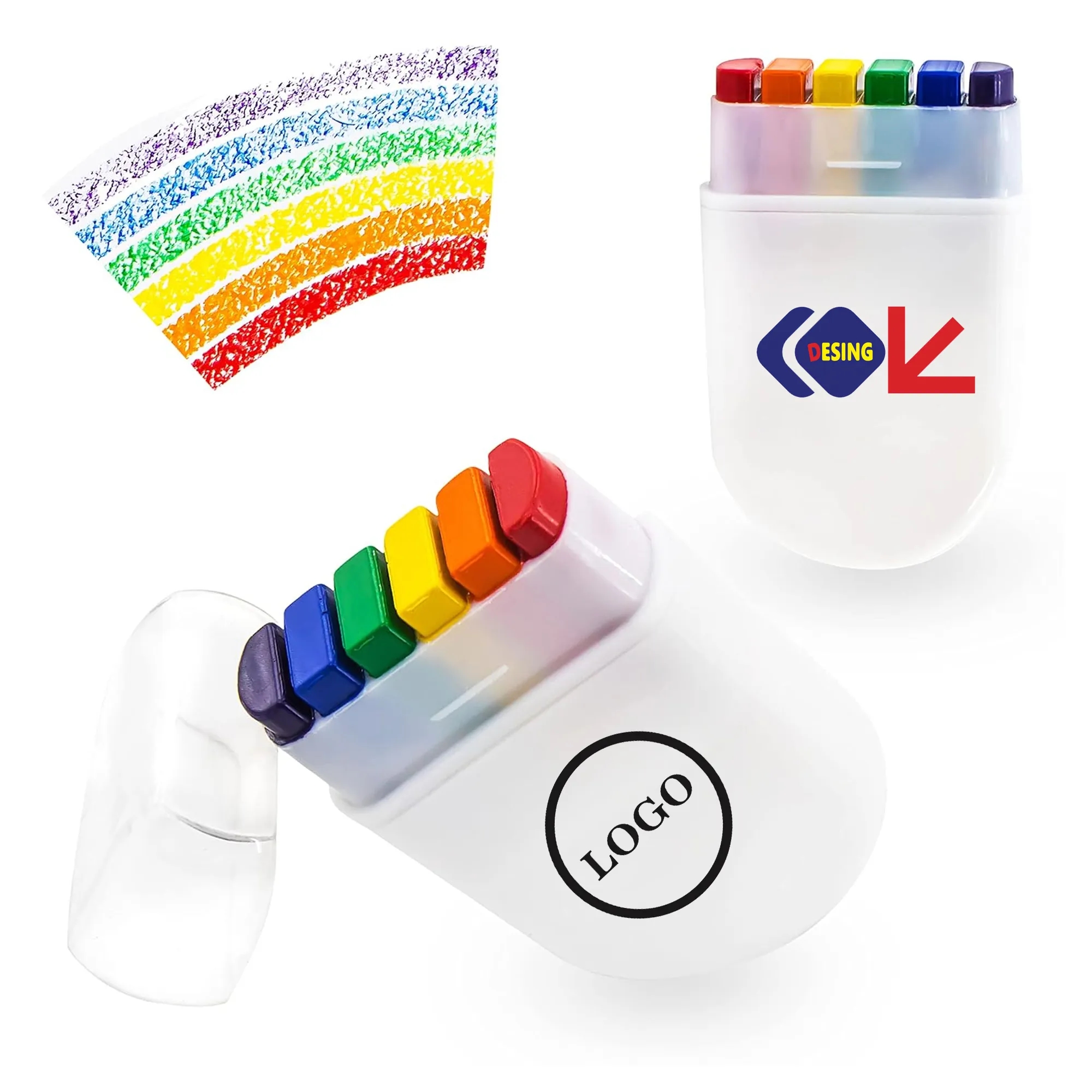Rainbow Pride Flag Face Paint Full Color Print 1