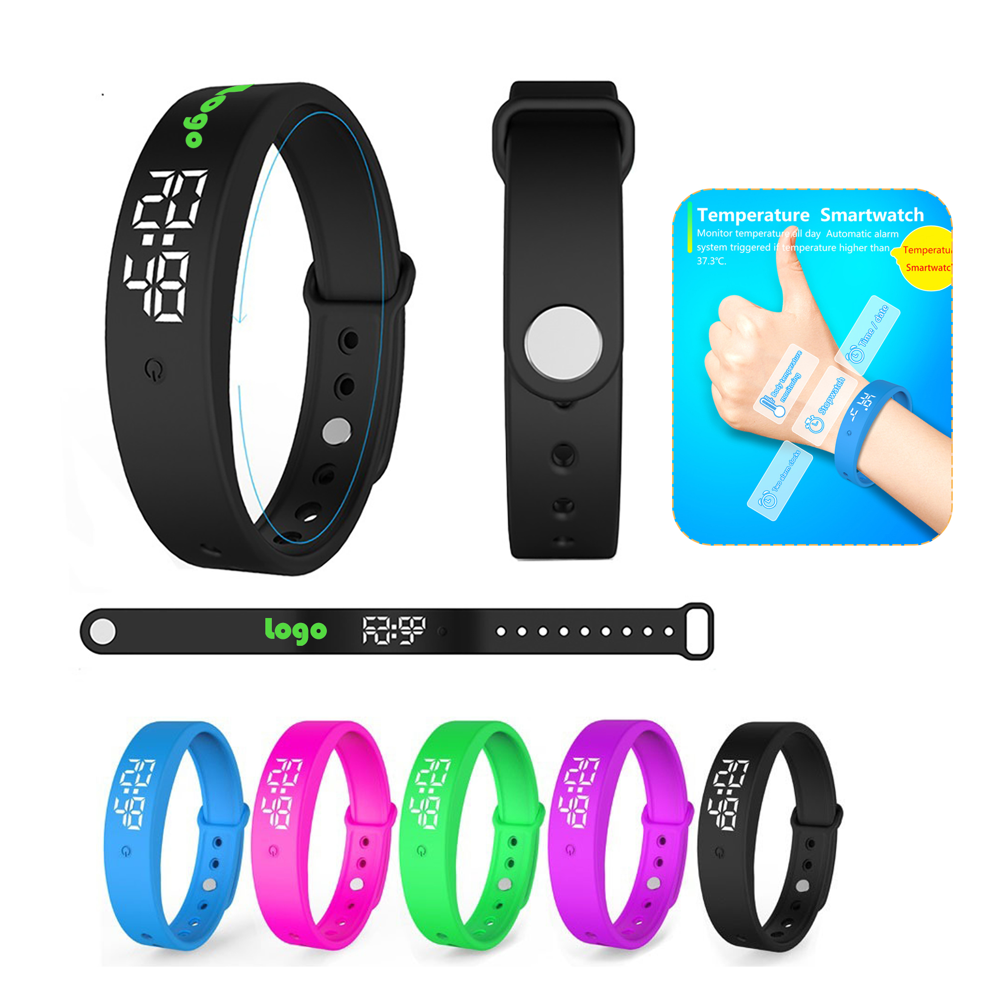 Silicone Smart Watches Bracelet 5