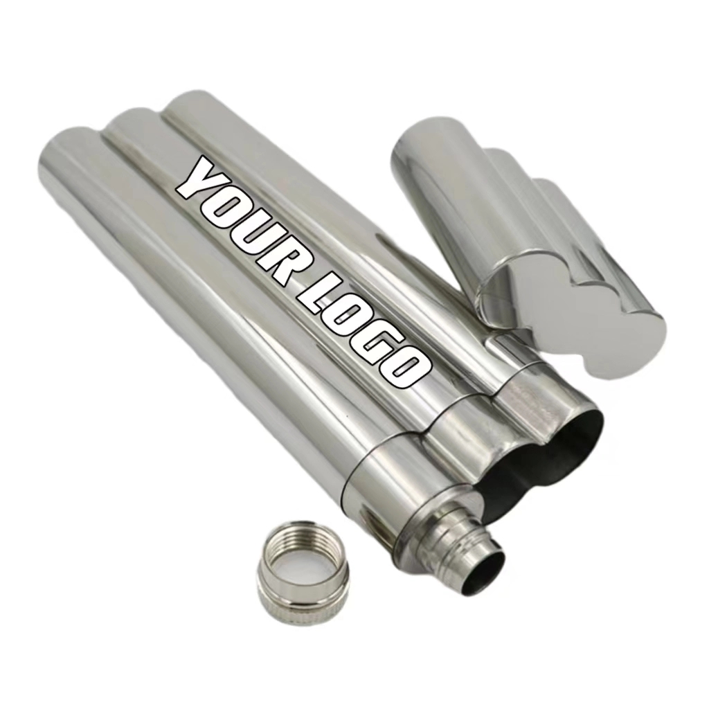 Stainless Steel Cigar Case With Wine Tube For Men 3