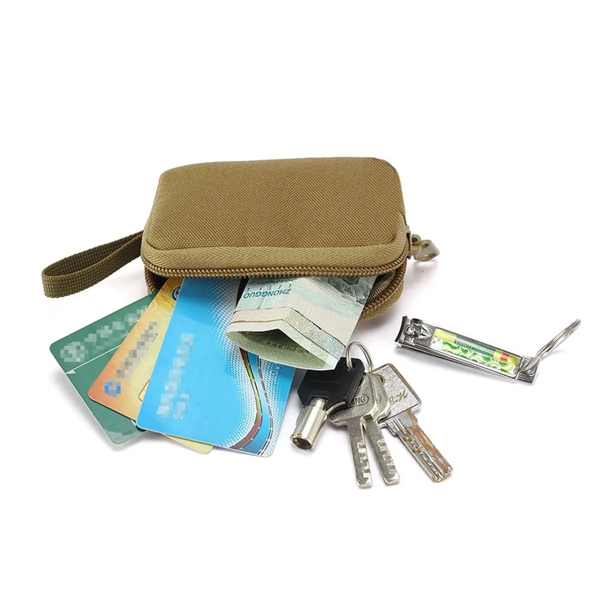 Tactical Molle Mini Card Wallet Pouch 4