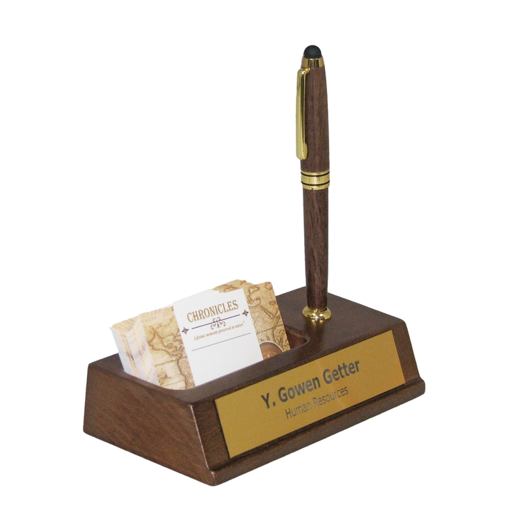 Name Bar Business Card Holder 6 x 2.85 x 1.25" 6