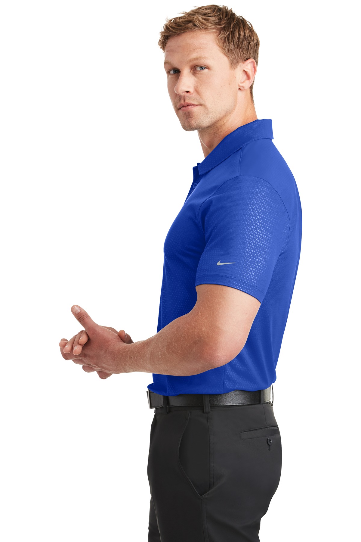 Nike Dri-FIT Embossed Tri-Blade Polo. 838964 22