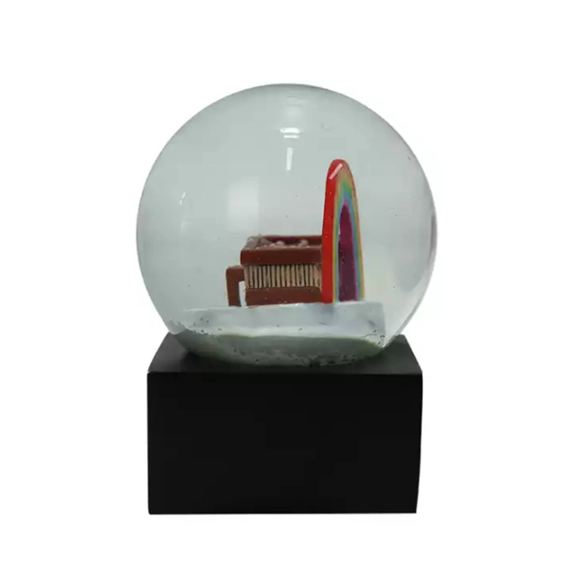Custom Rainbow Crystal Snow Globe 3