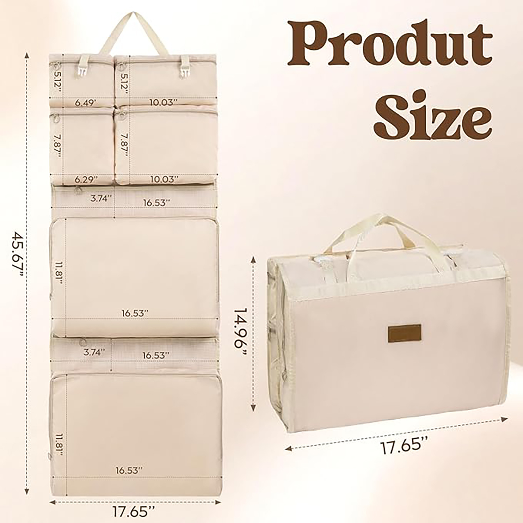 Luggage Organizer with Handle 12
