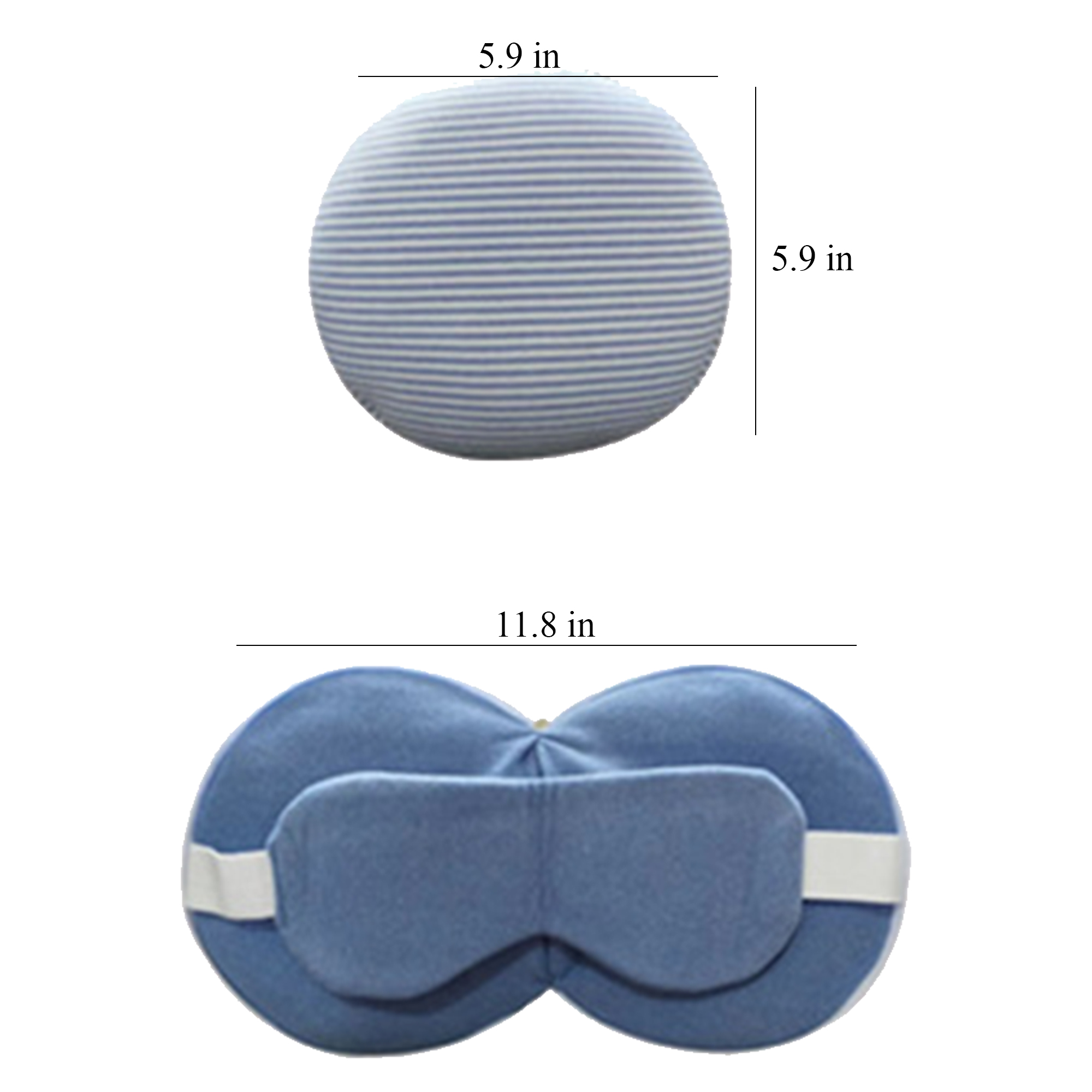 Neck Pillow With Sleep Mask 1