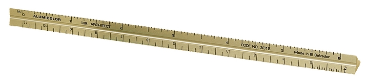 6" L2R Architect Pocket Scale 12
