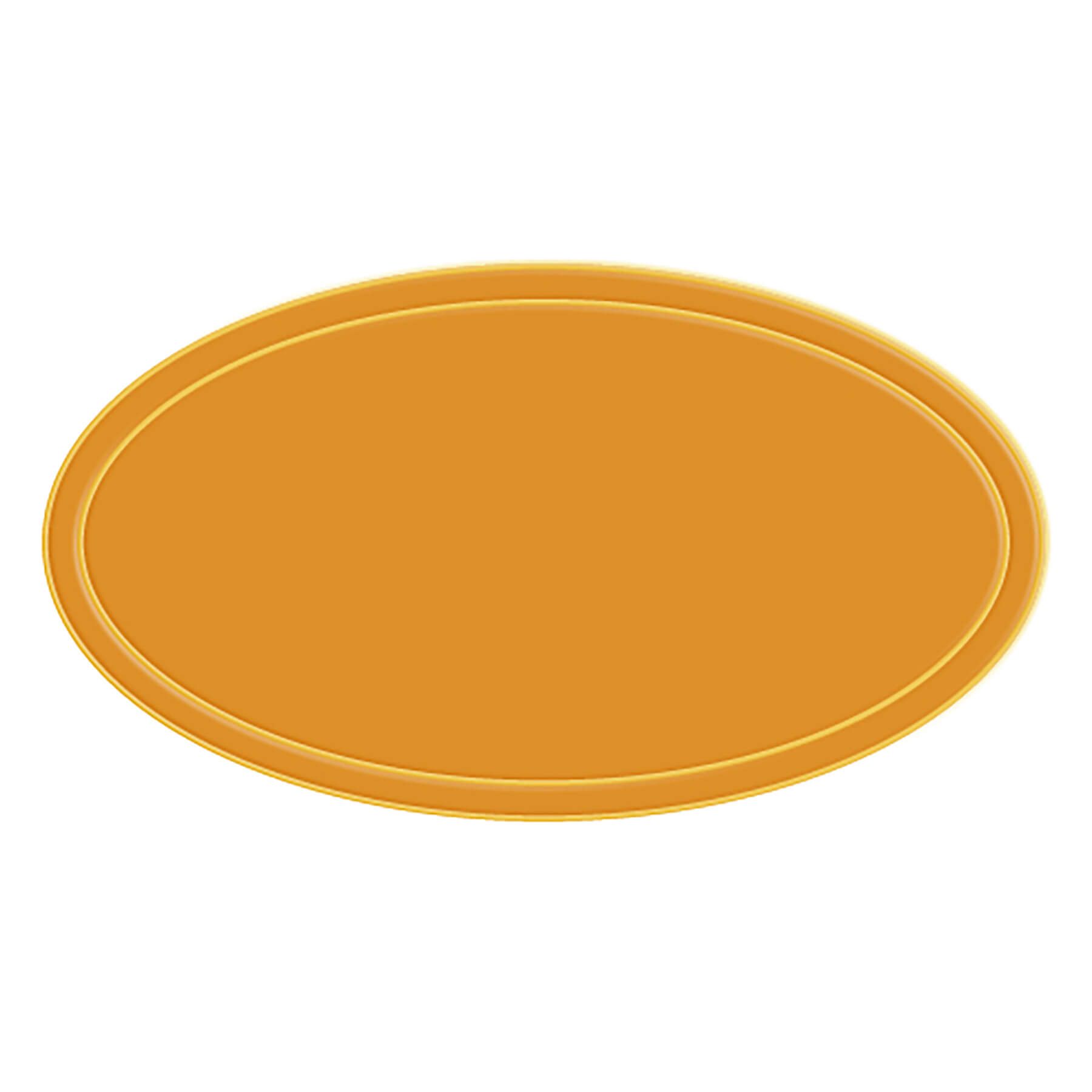 Reflective Oval Shape Sticker 21
