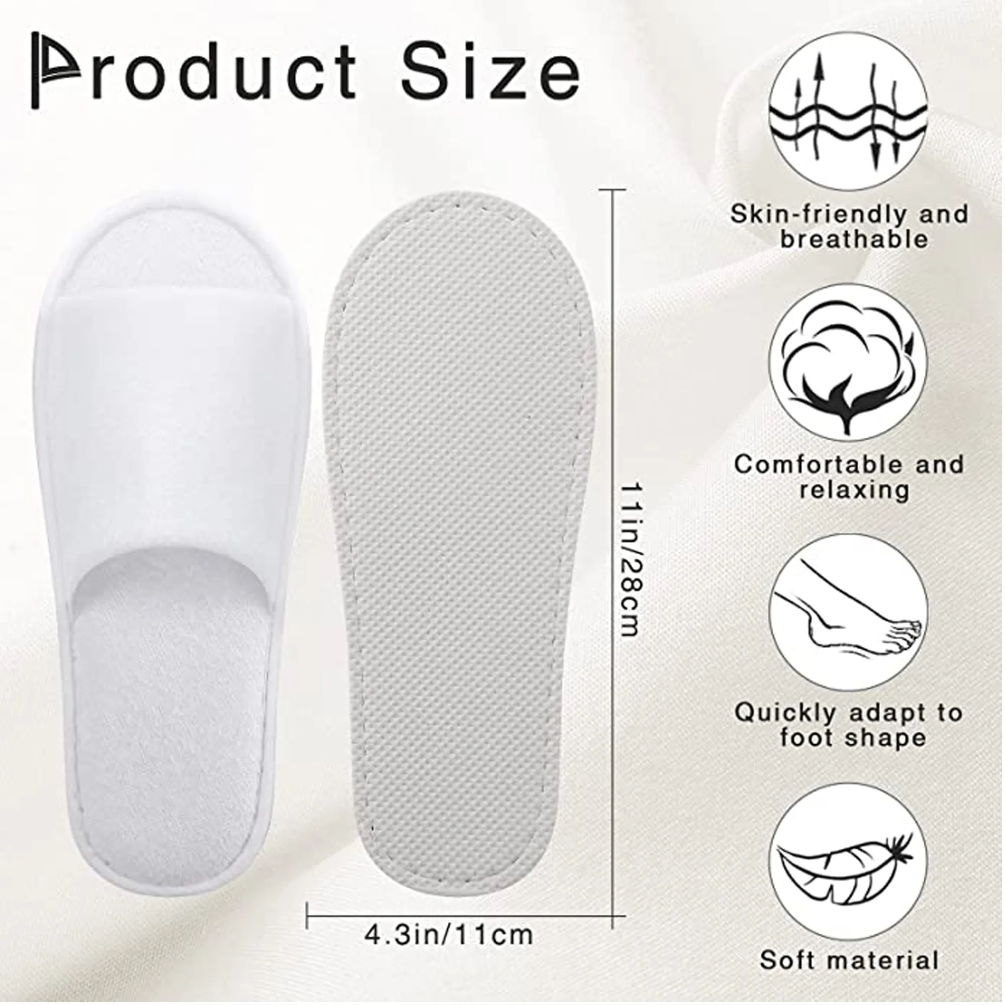Customize Hotel Disposable Slippers 4