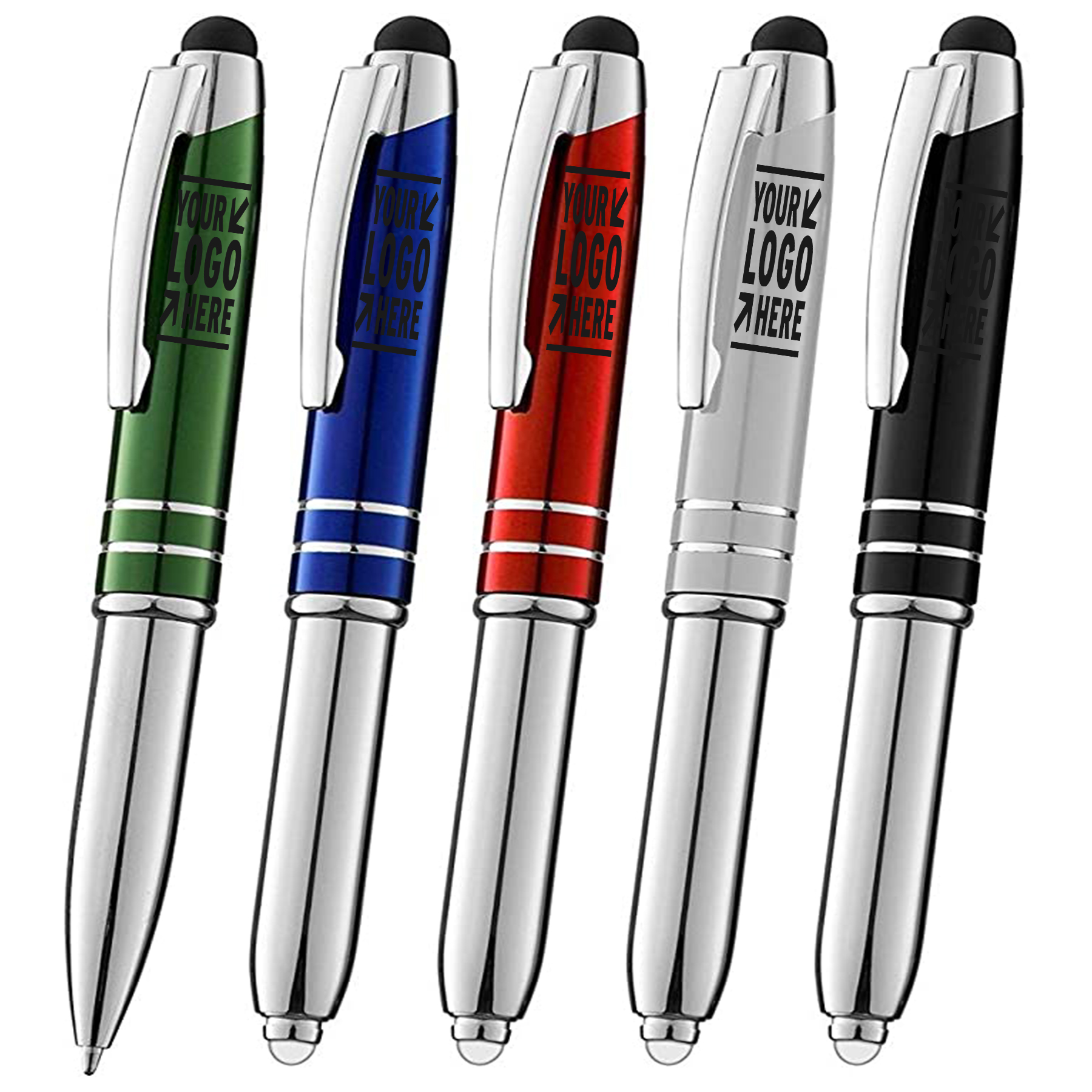 Multi Function Capacitive Pen with Led Flashlight