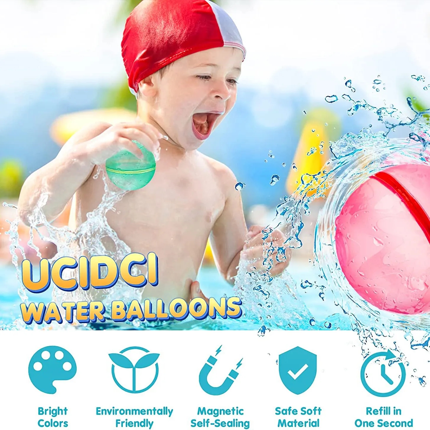 Reusable Silica Gel Water Polo 8