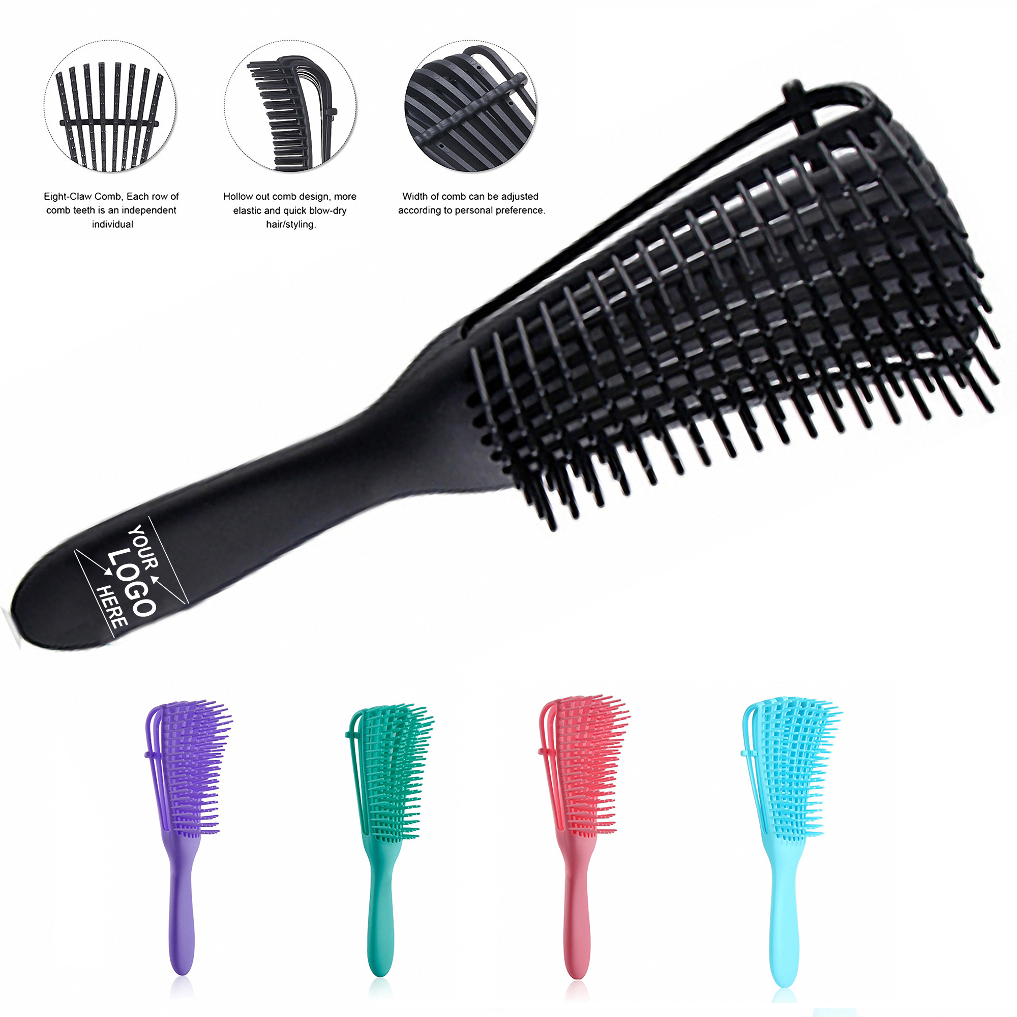 Detangling Massage Hair Brush 8
