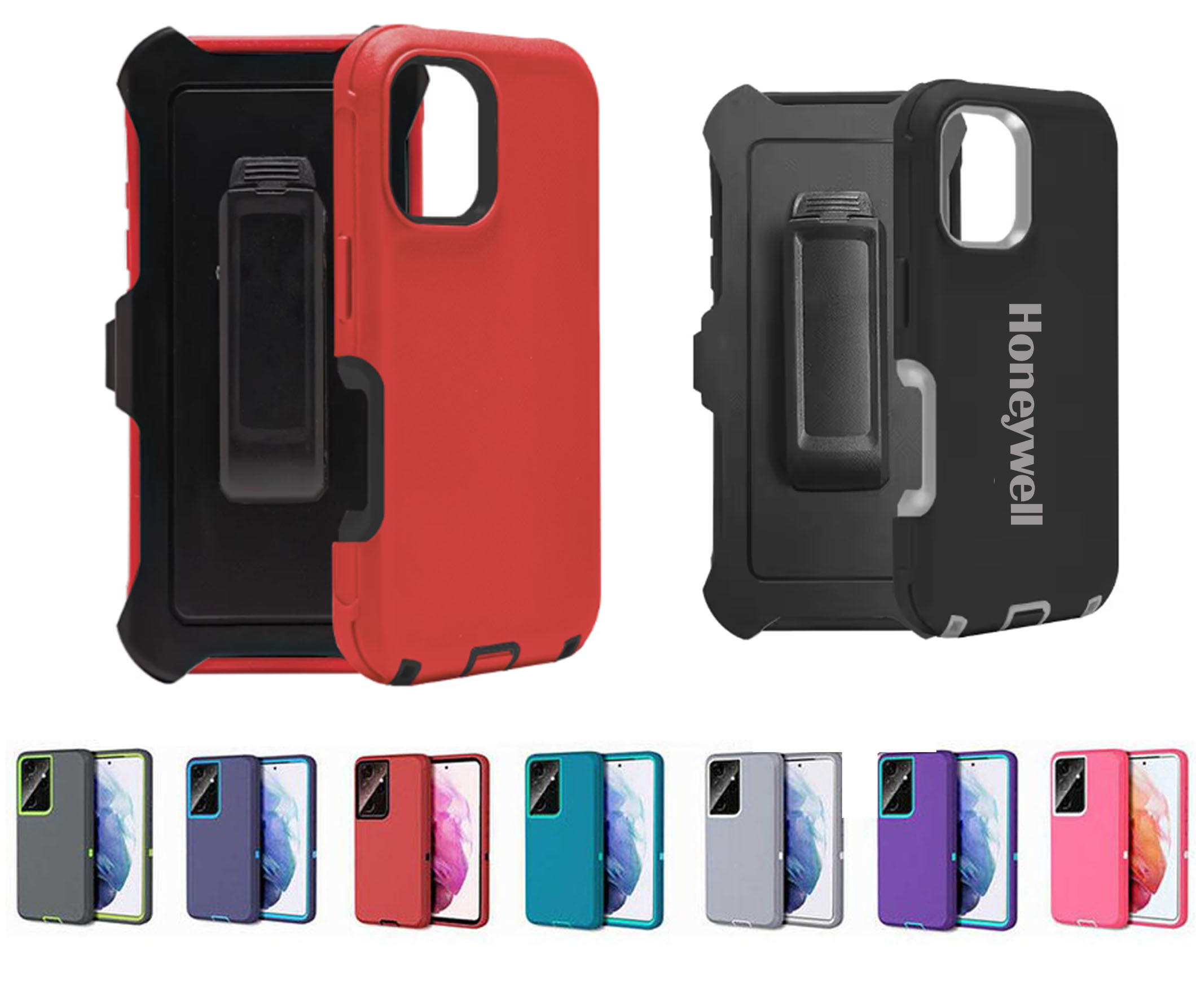 iBank ® Galaxy S25 Plus Shockproof Case with Belt Clip and a kickstand 2